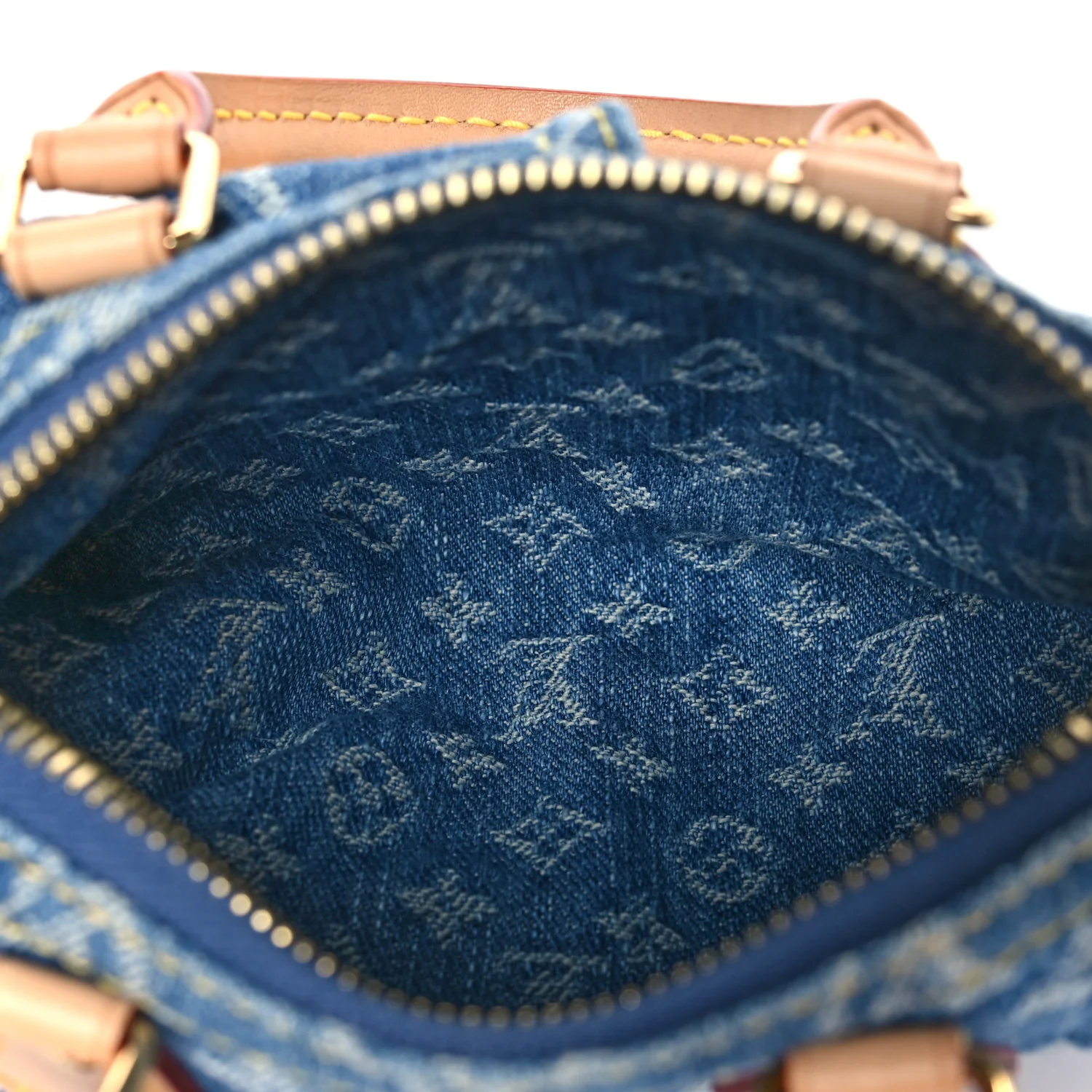 Monogram Denim Nano Speedy Blue - Image 5