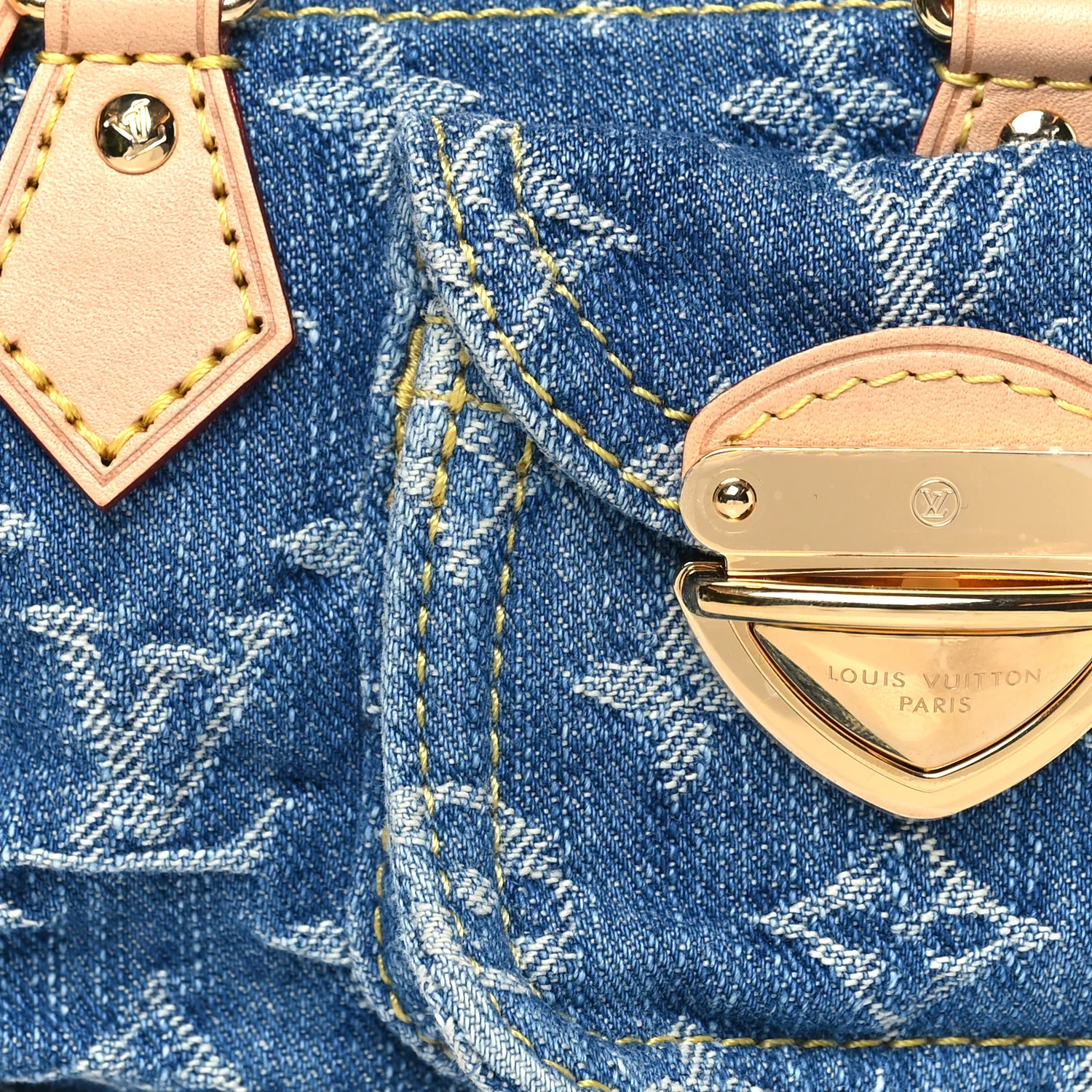 Monogram Denim Nano Speedy Blue - Image 7