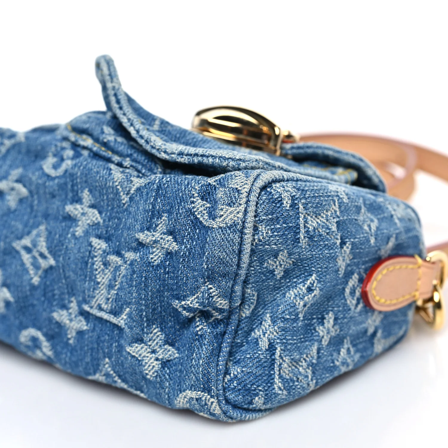 Monogram Denim Nano Speedy Blue - Image 9