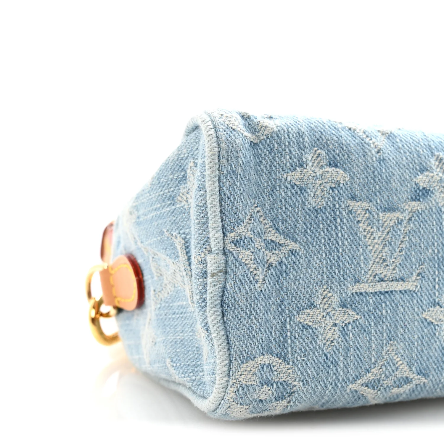Monogram Denim Nano Speedy Sky Blue - Image 8