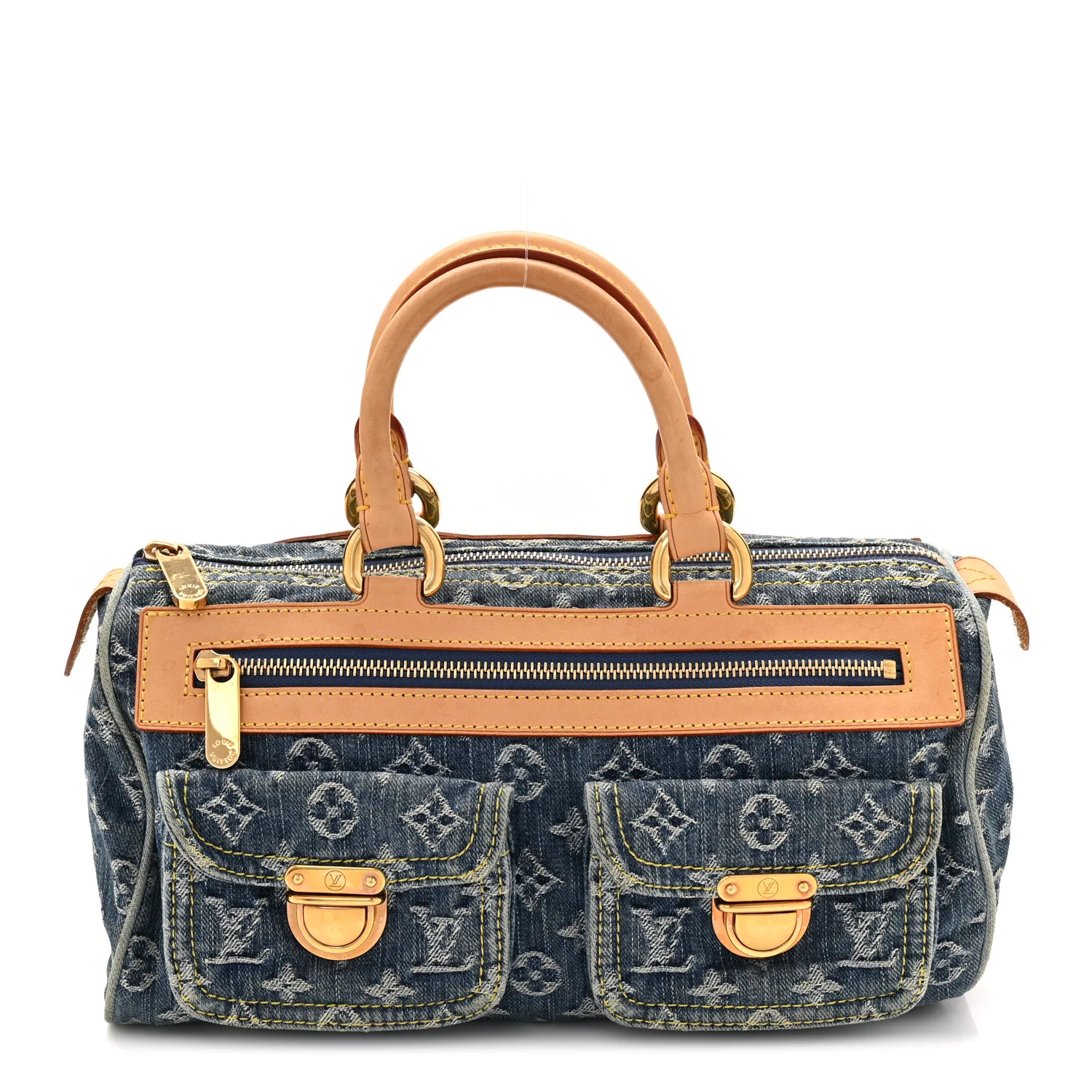 Monogram Denim Neo Speedy Blue