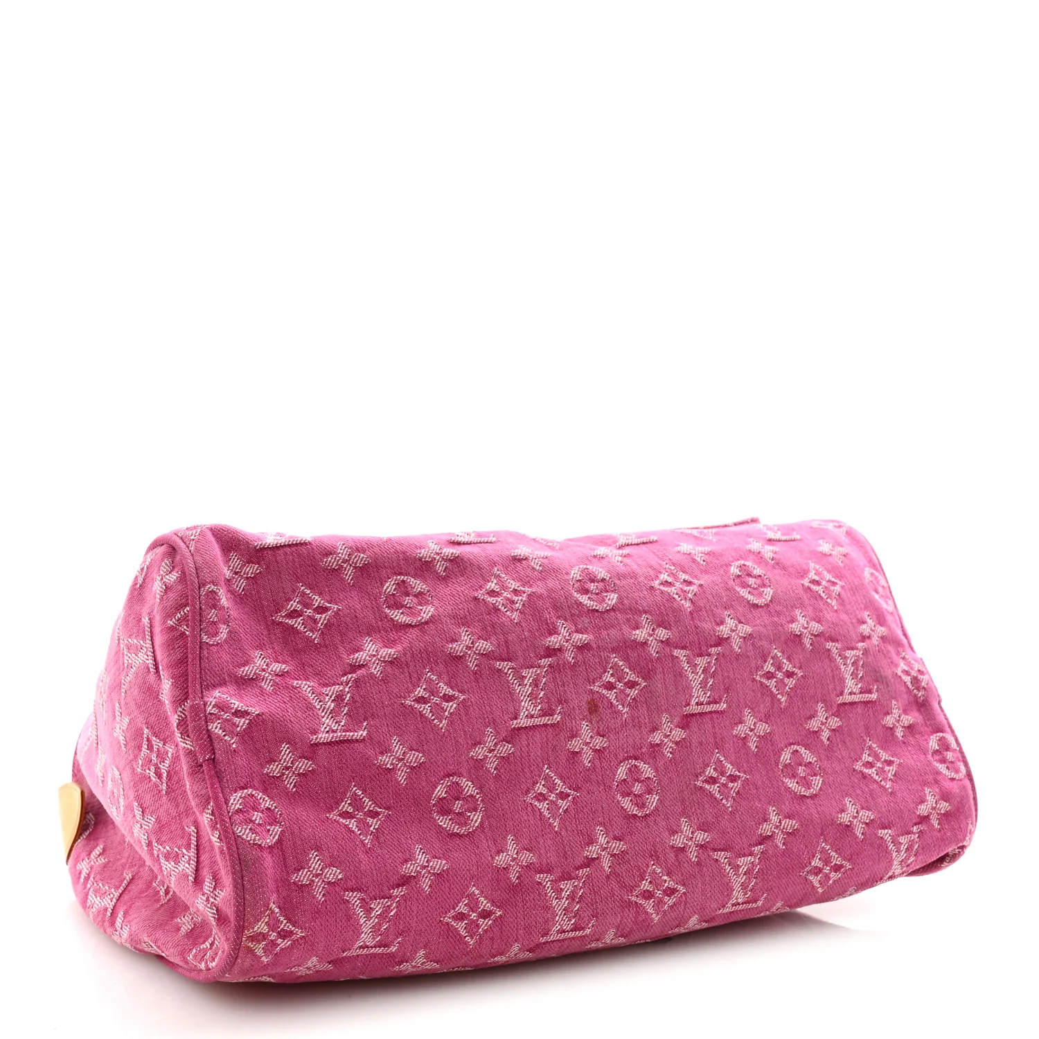 Monogram Denim Neo Speedy Fuchsia - Image 4
