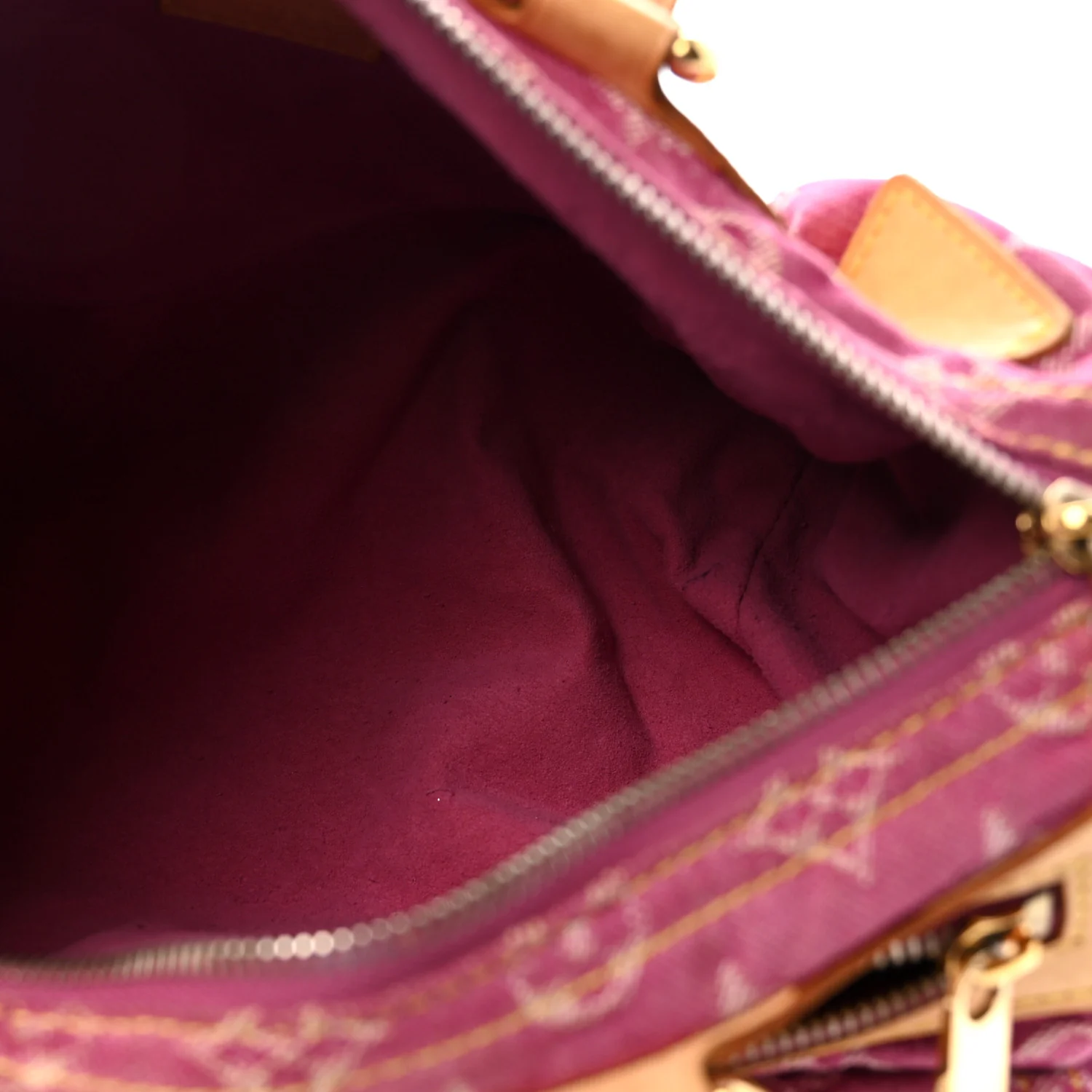 Monogram Denim Neo Speedy Fuchsia - Image 5