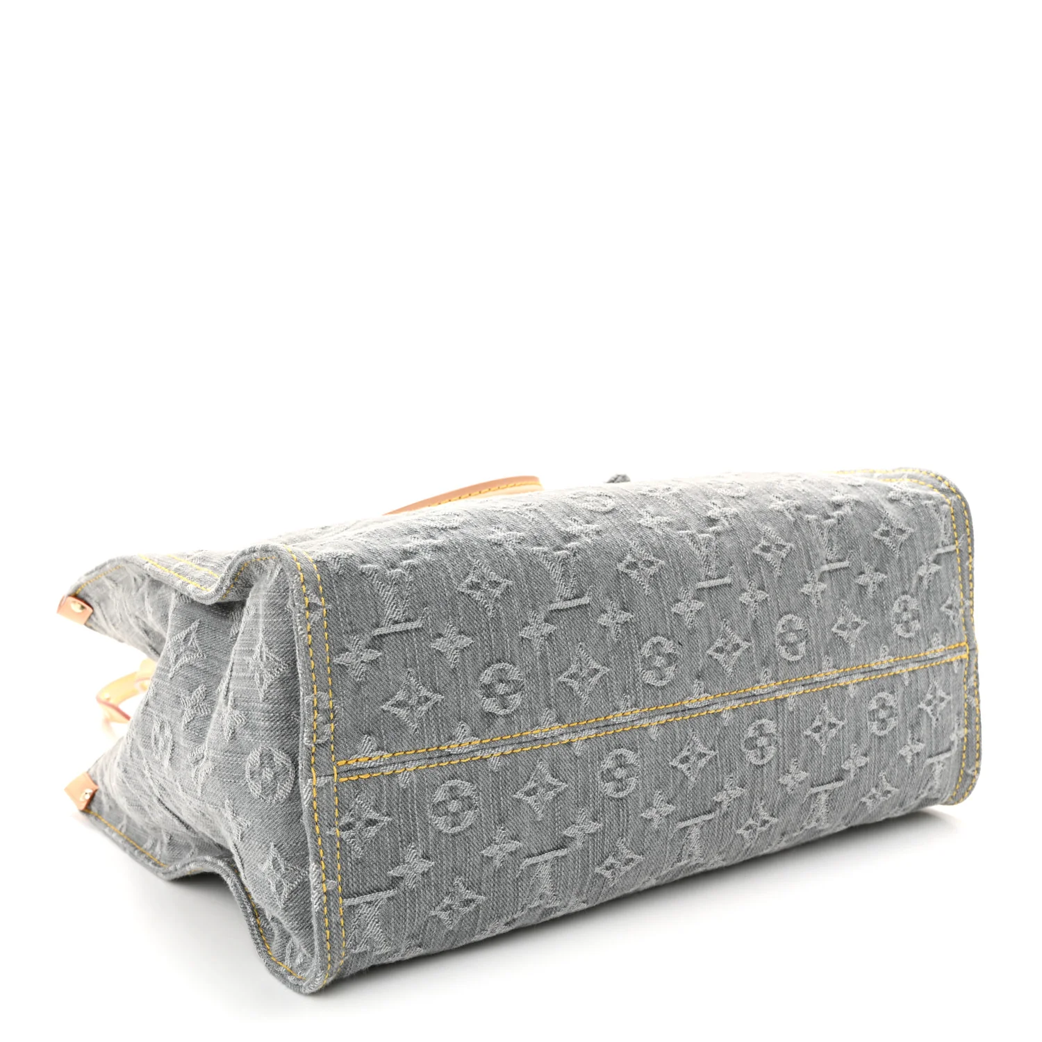 Monogram Denim Onthego MM Washed Grey - Image 4