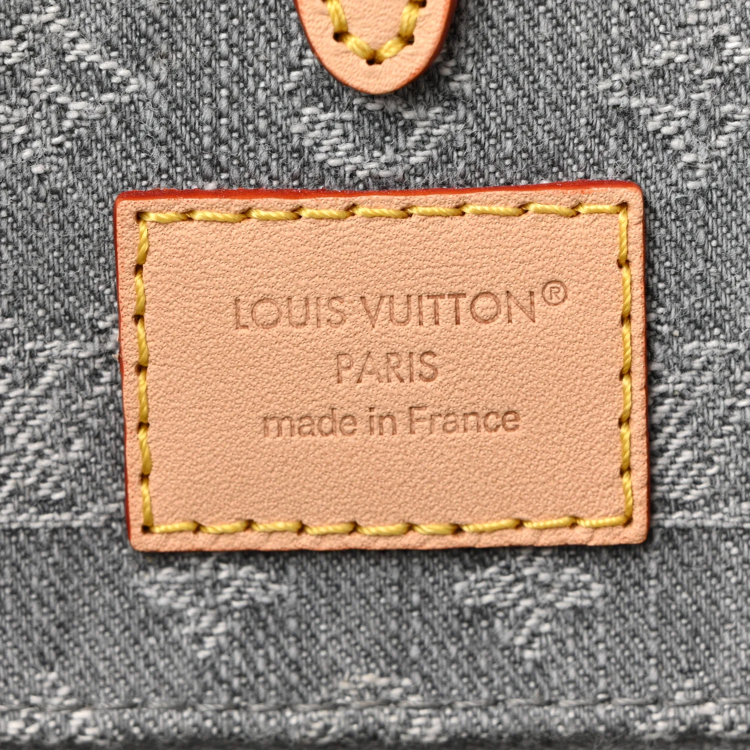 Monogram Denim Onthego MM Washed Grey - Image 6