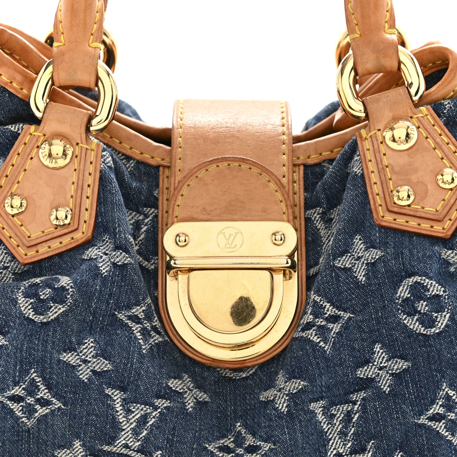 Monogram Denim Pleaty Blue - Image 8