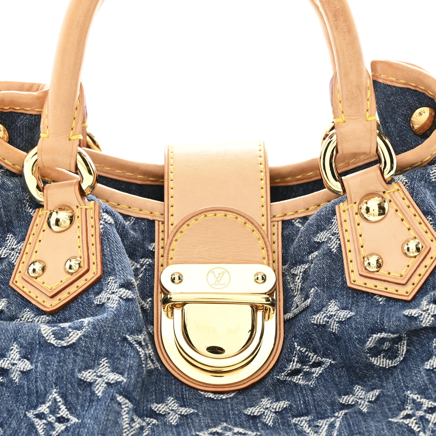 Monogram Denim Pleaty Blue - Image 7