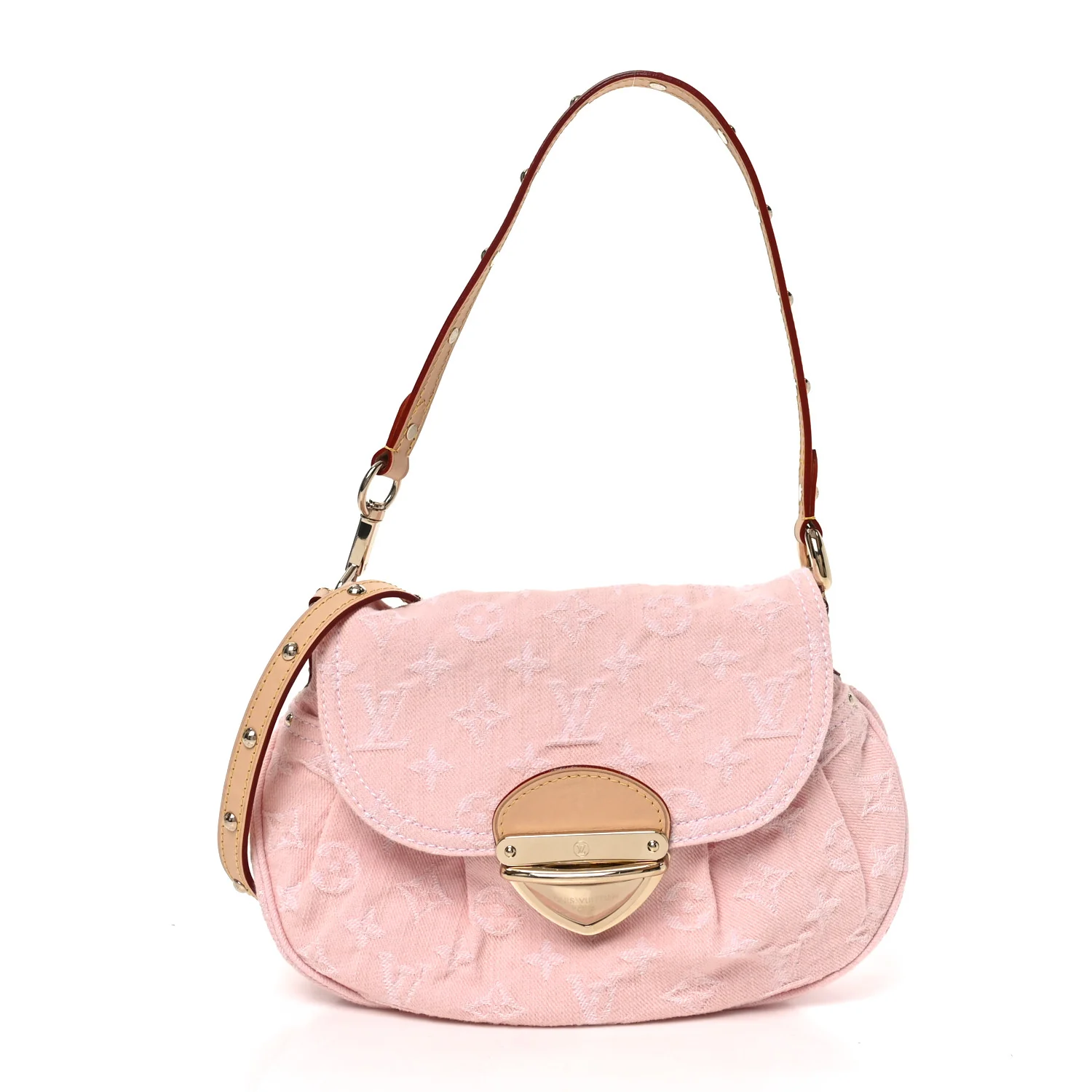 Monogram Denim Sunset Washed Pink