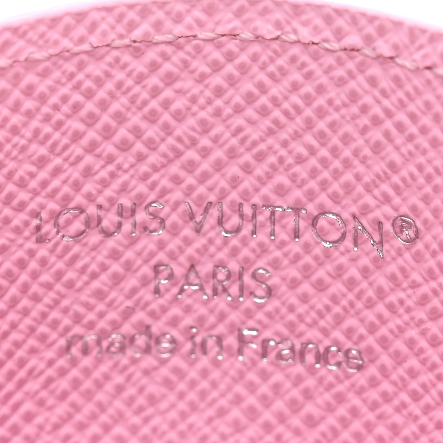Monogram Double Card Holder Pink - Image 6