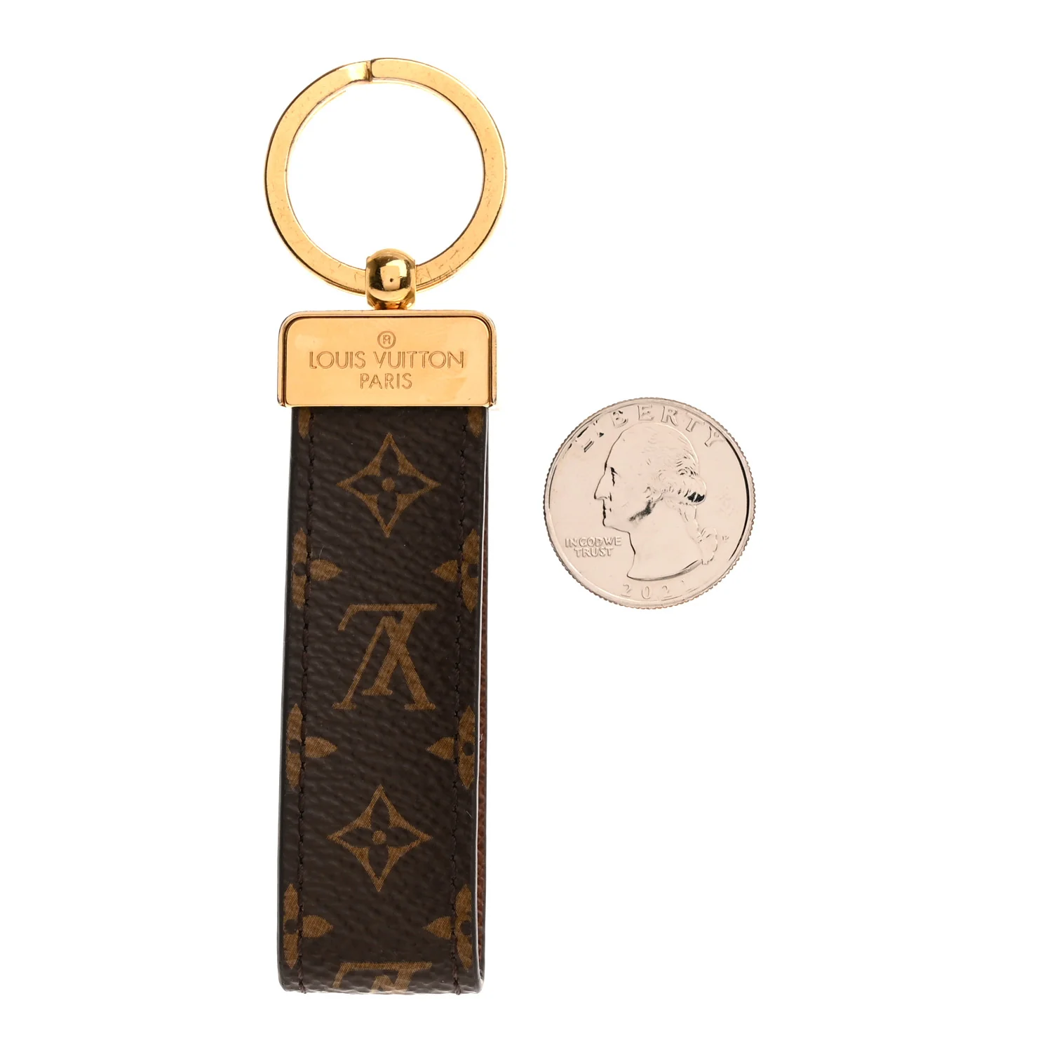 Monogram Dragonne Key Holder - Image 2