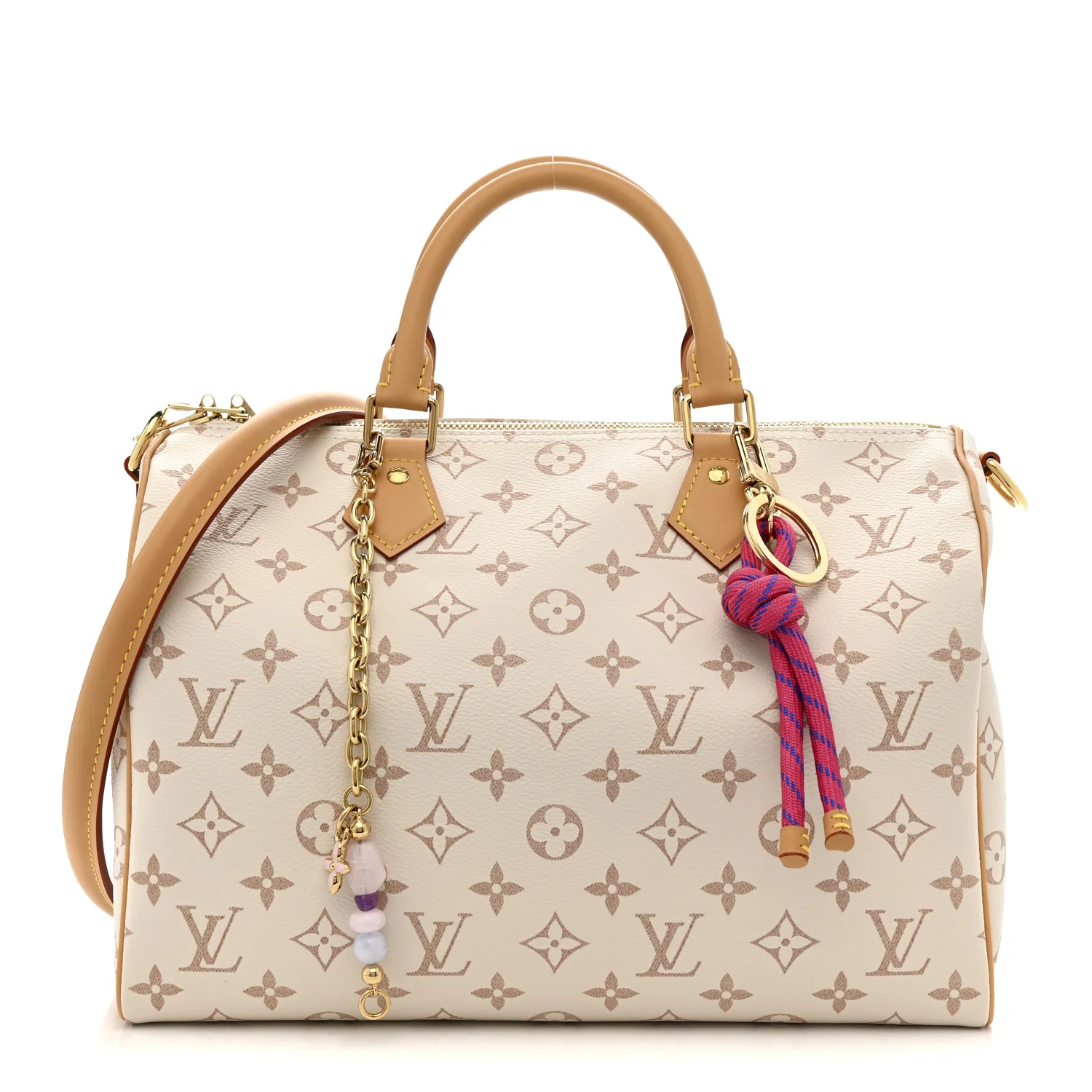 Monogram Dune Lucky Speedy Soft 30 Pink