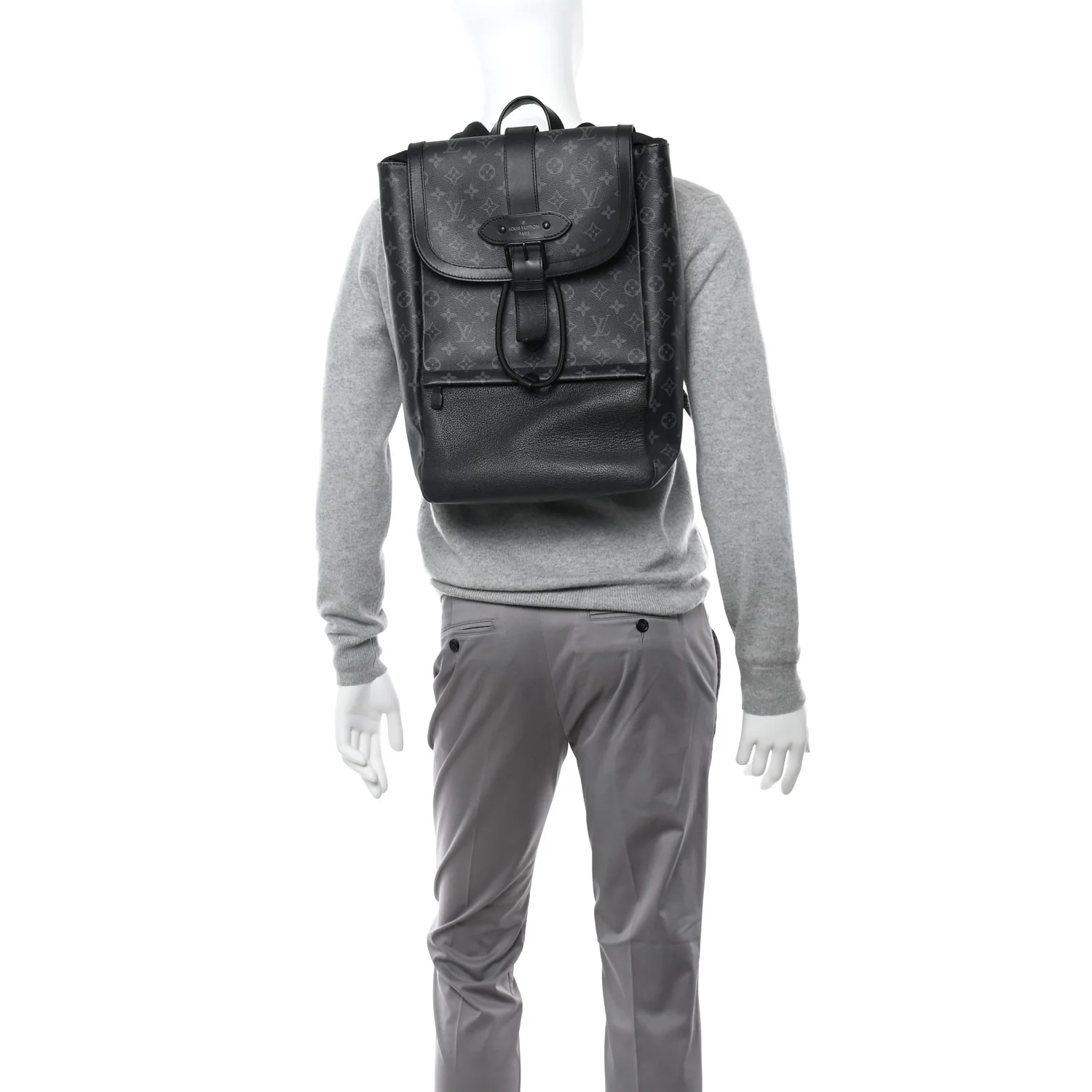 Monogram Eclipse Saumur Backpack - Image 3