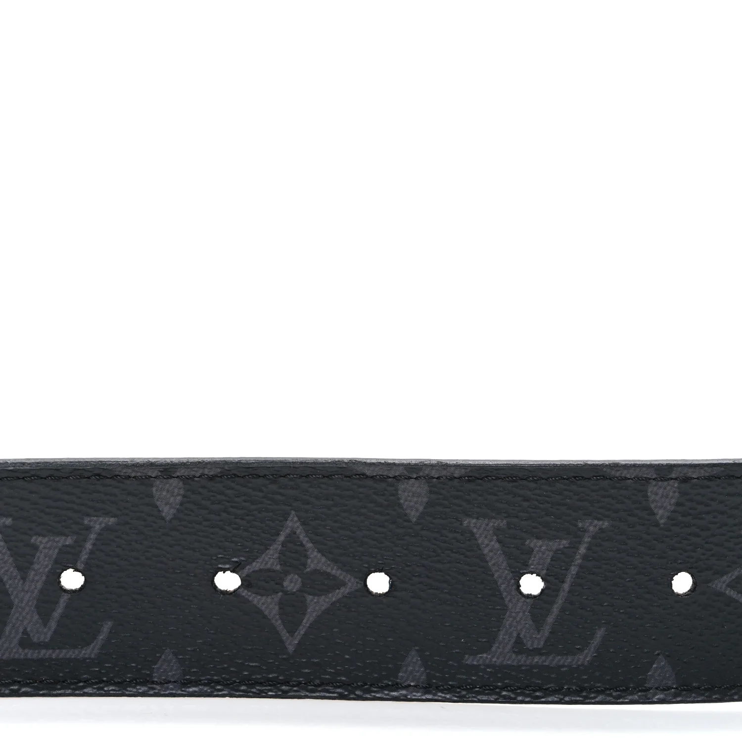 Monogram Eclipse Taigarama 40mm LV Initiales Reversible Belt 95 38 Black - Image 3