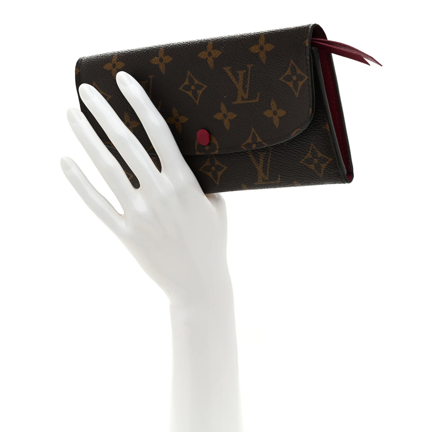 Monogram Emilie Wallet Fuchsia - Image 2