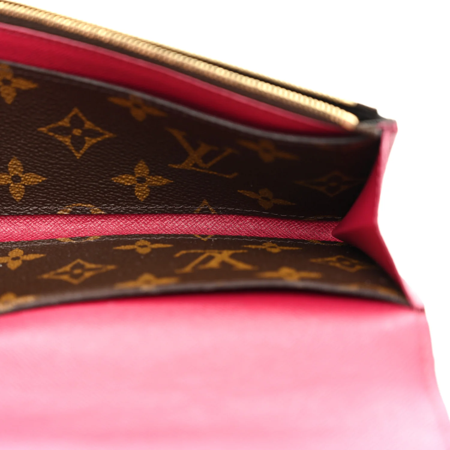 Monogram Emilie Wallet Fuchsia - Image 5