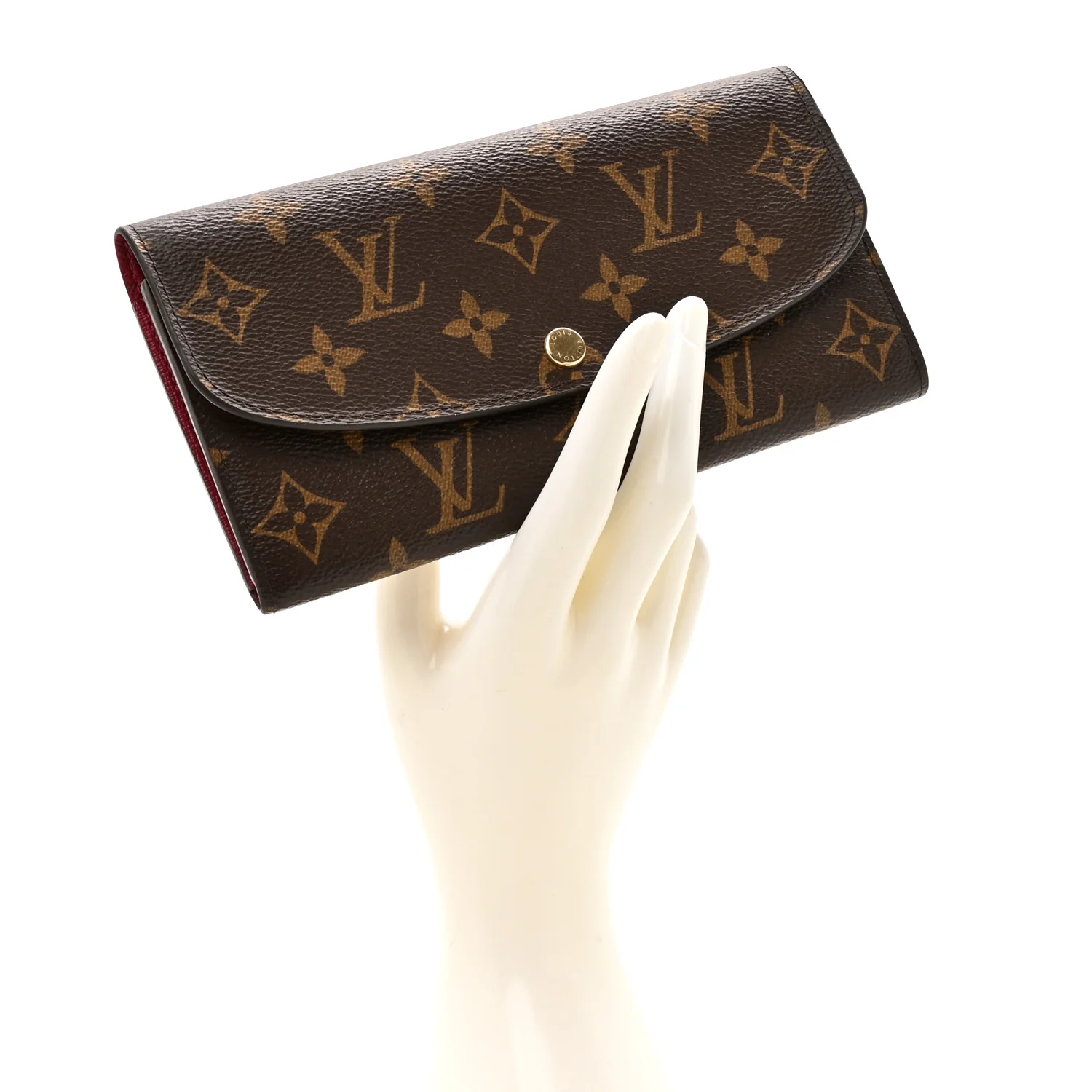 Monogram Emilie Wallet Fuchsia - Image 2