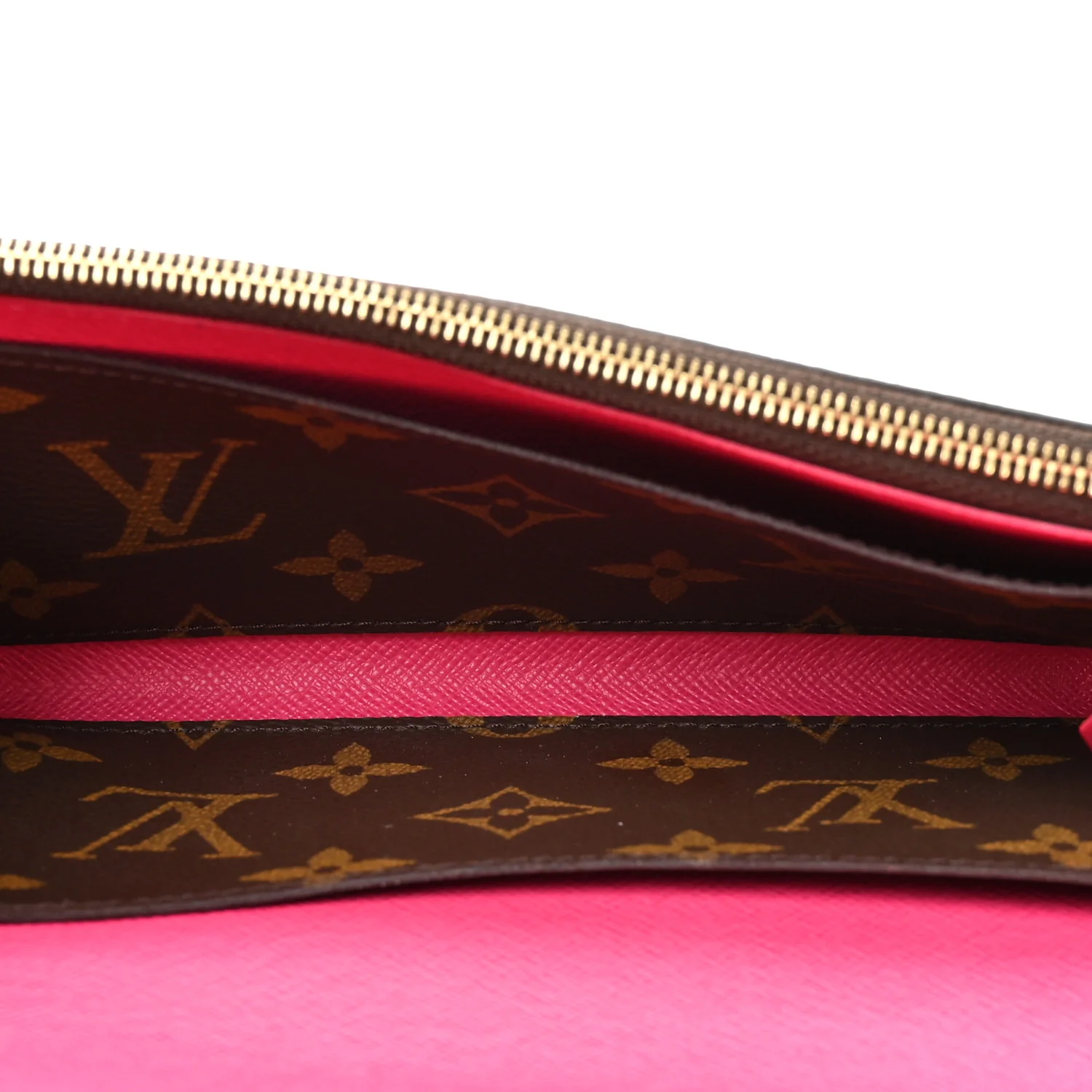 Monogram Emilie Wallet Fuchsia - Image 5