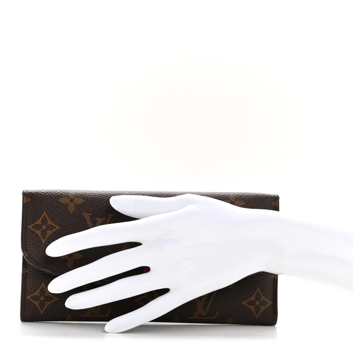 Monogram Emilie Wallet Fuchsia - Image 4