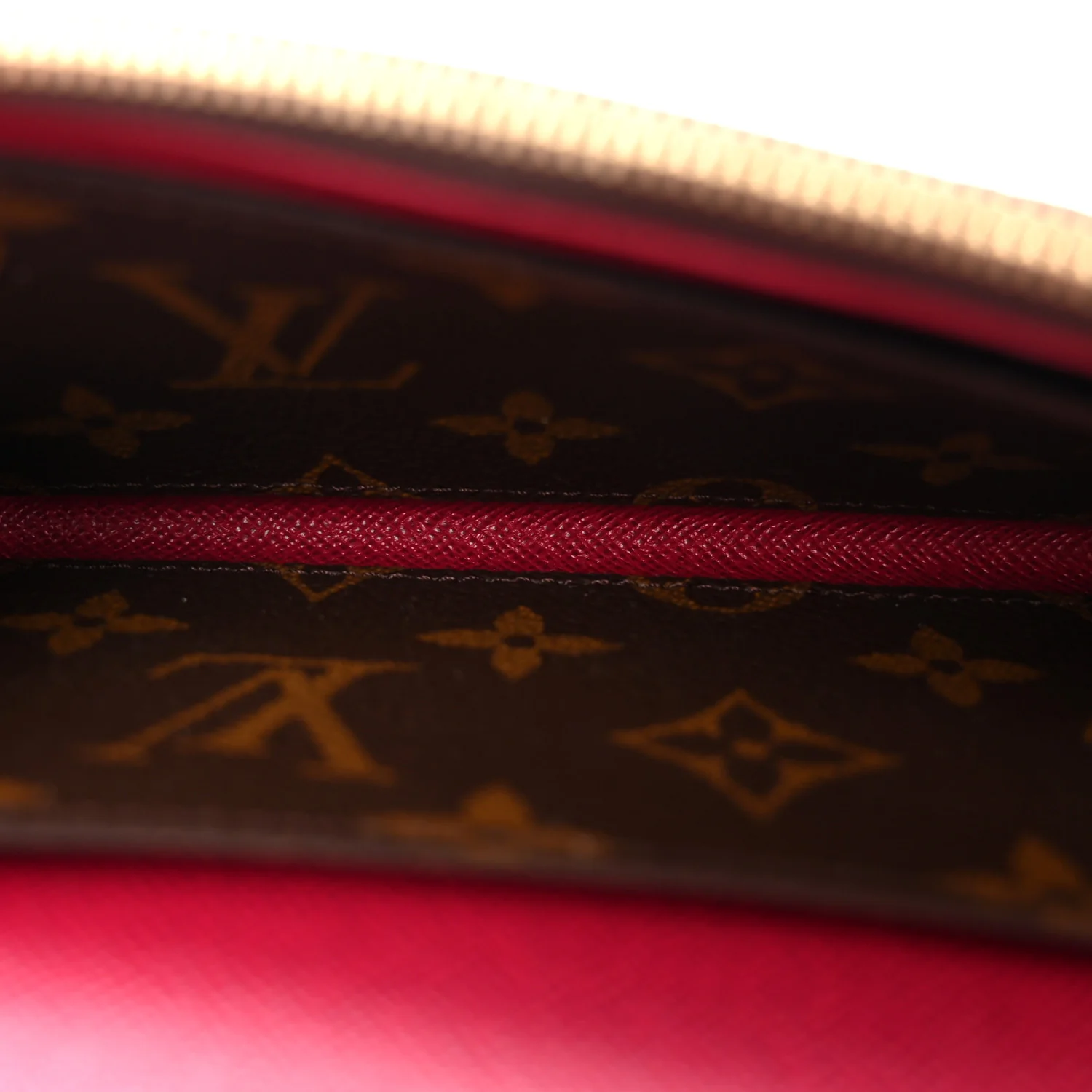 Monogram Emilie Wallet Fuchsia - Image 5