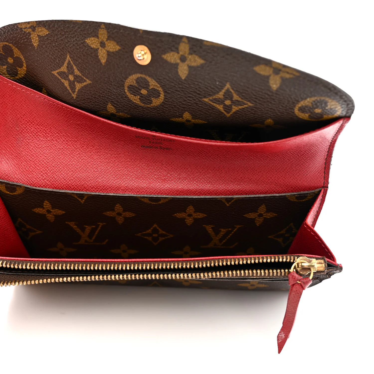 Monogram Emilie Wallet Red - Image 5