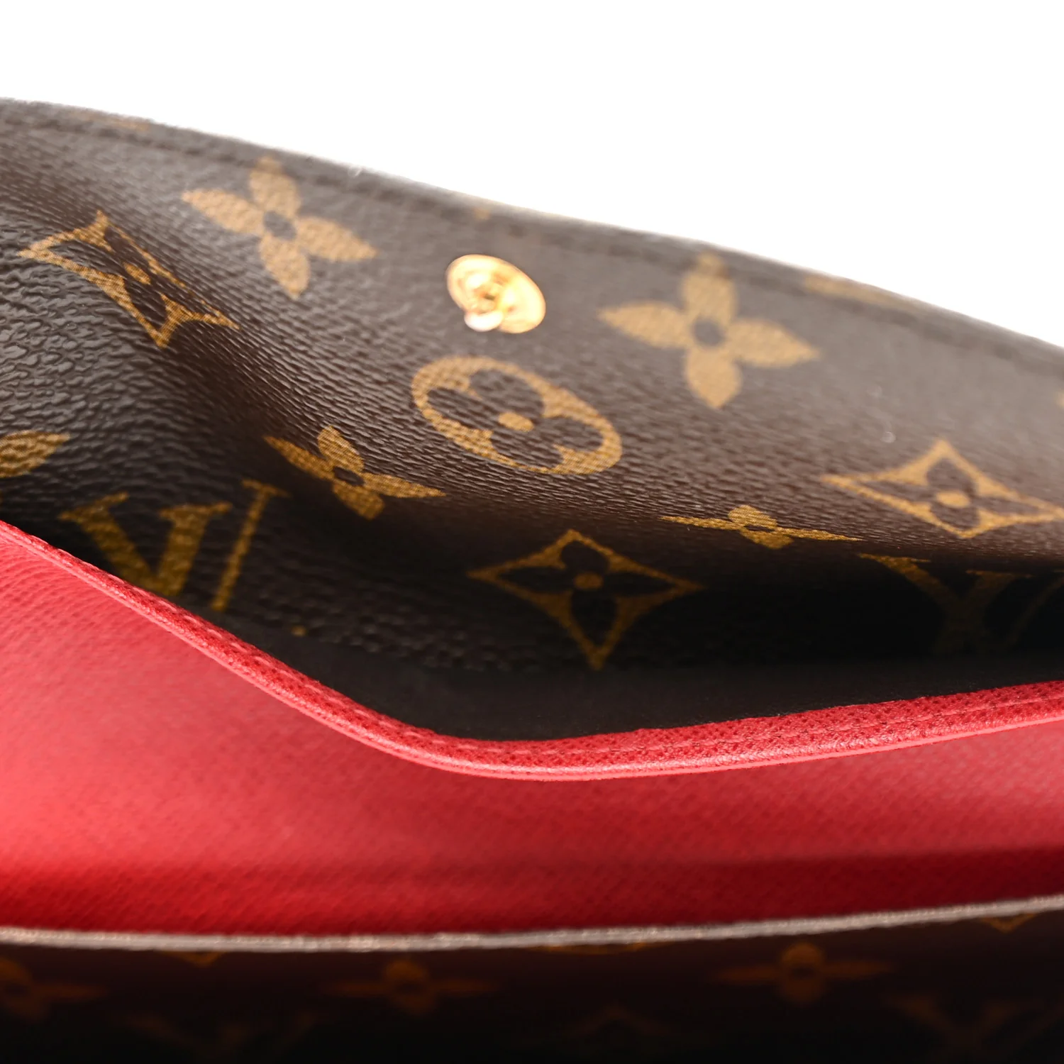 Monogram Emilie Wallet Red - Image 7