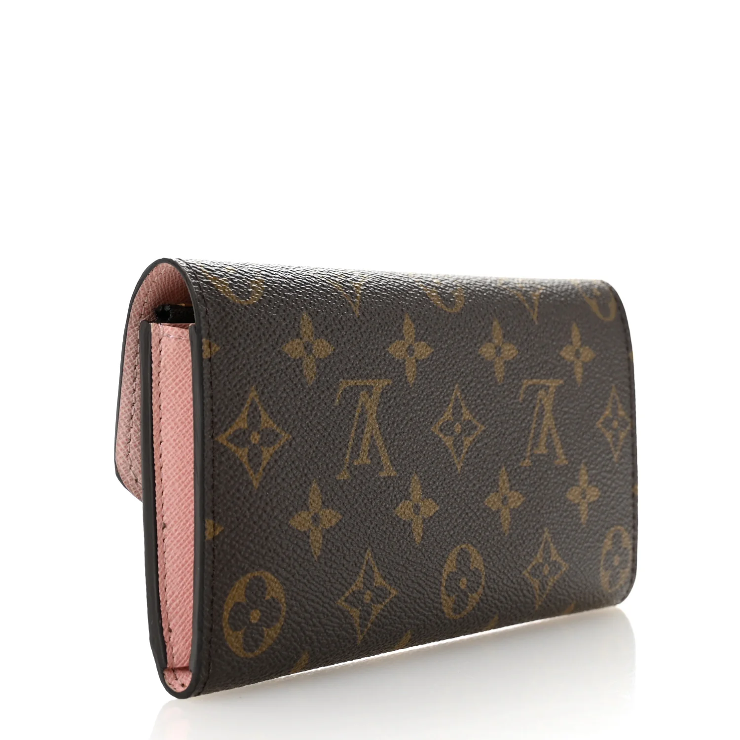 Monogram Emilie Wallet Rose Ballerine - Image 3