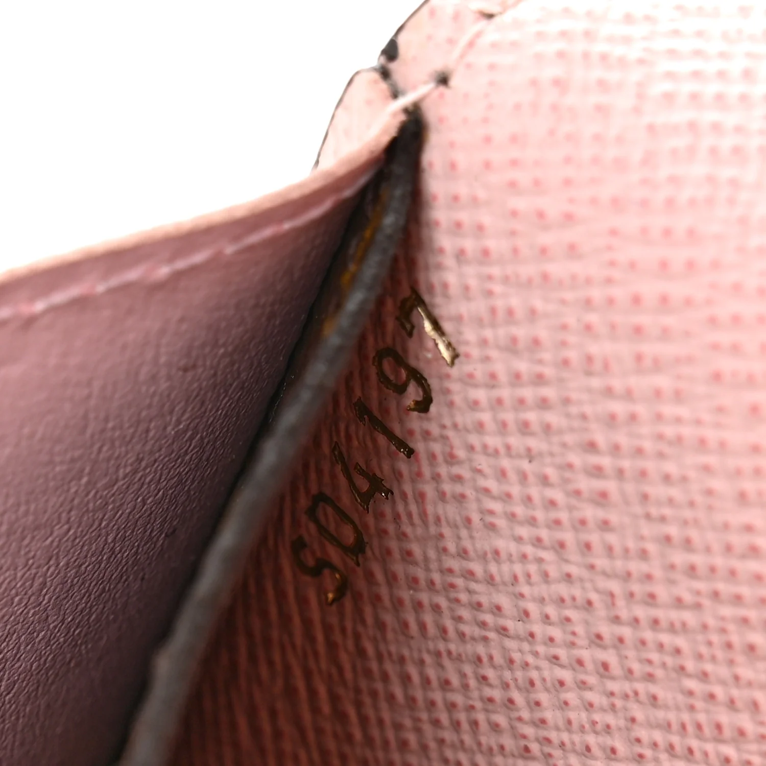 Monogram Emilie Wallet Rose Ballerine - Image 7