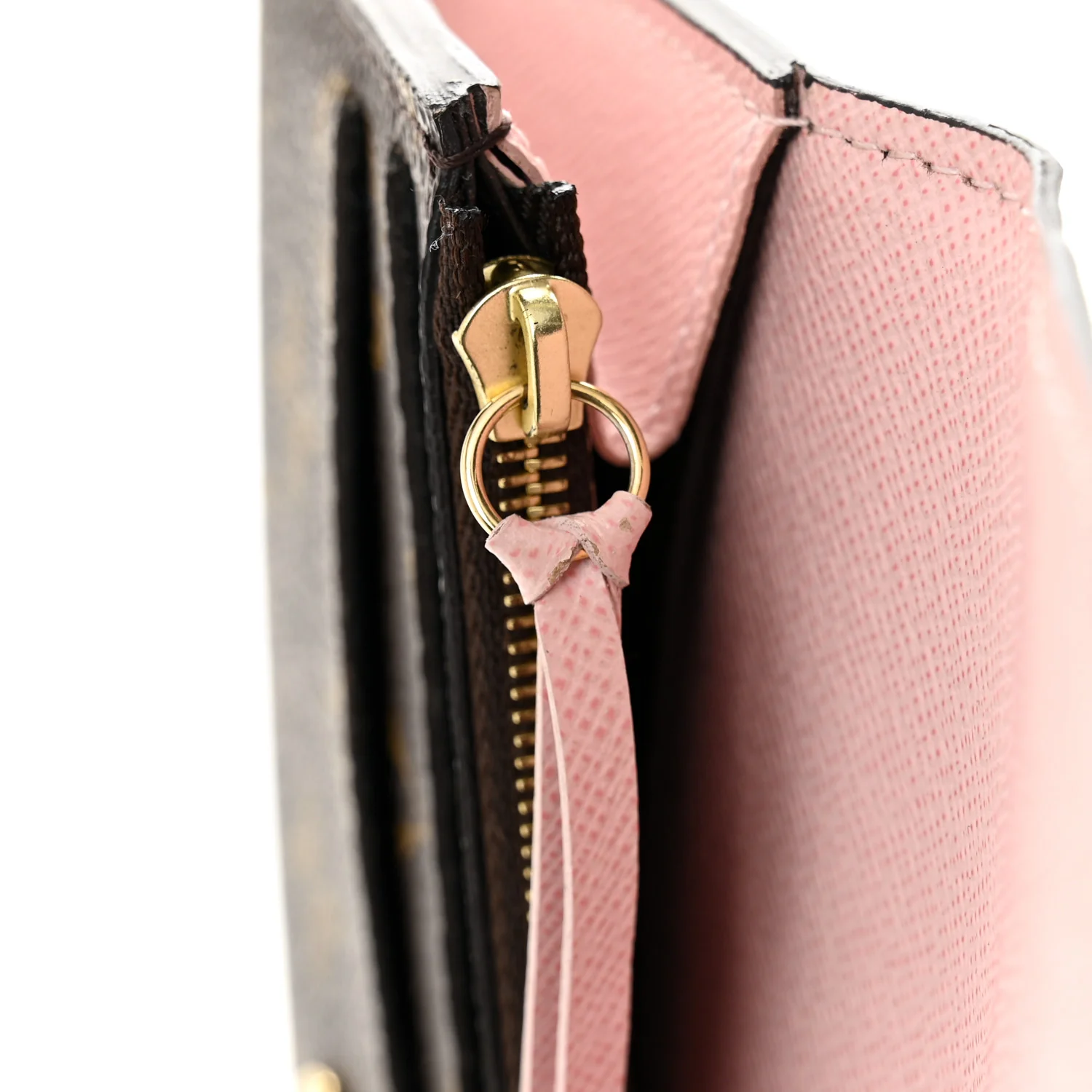 Monogram Emilie Wallet Rose Ballerine - Image 8