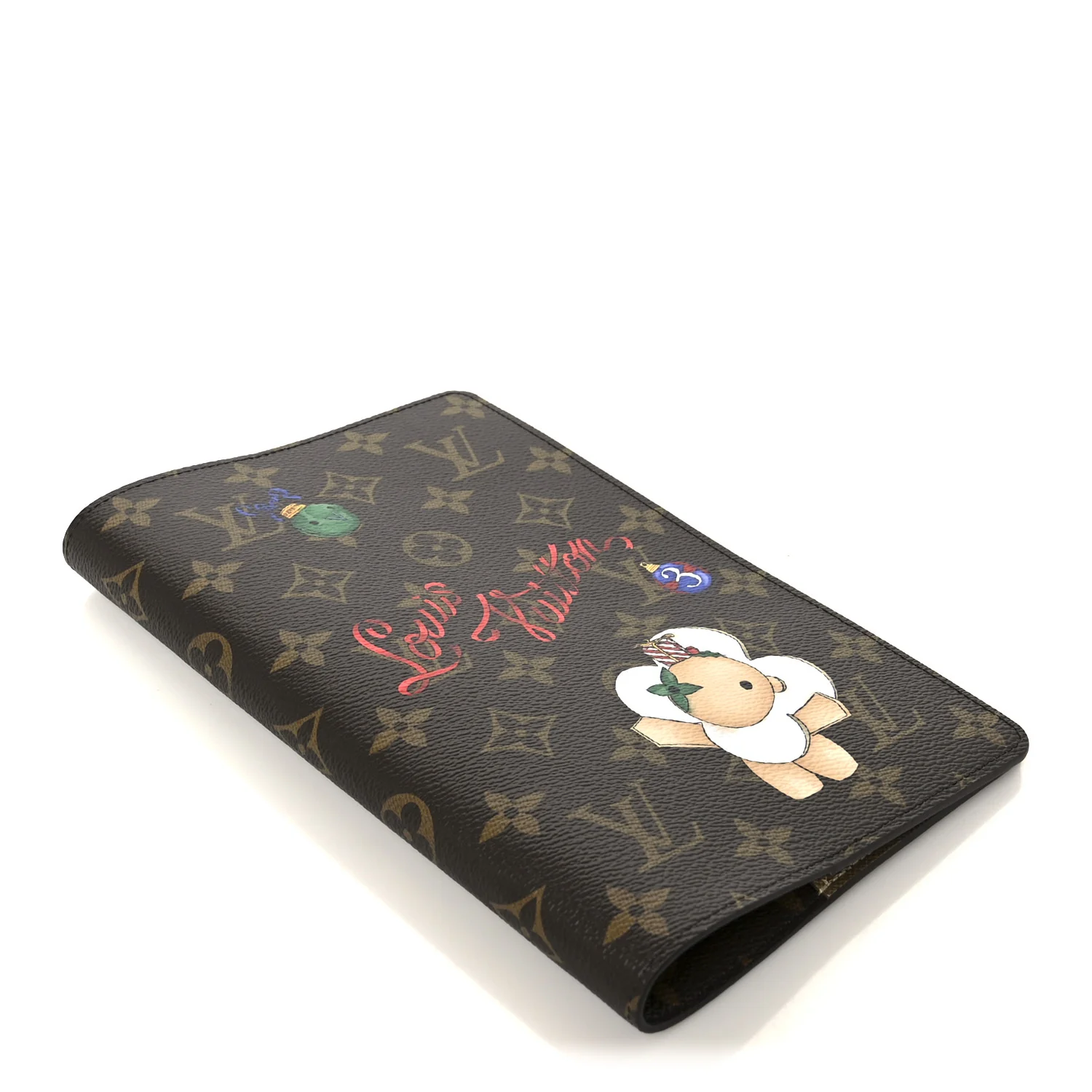 Monogram Emily Notebook Cover MM Gold - Image 4