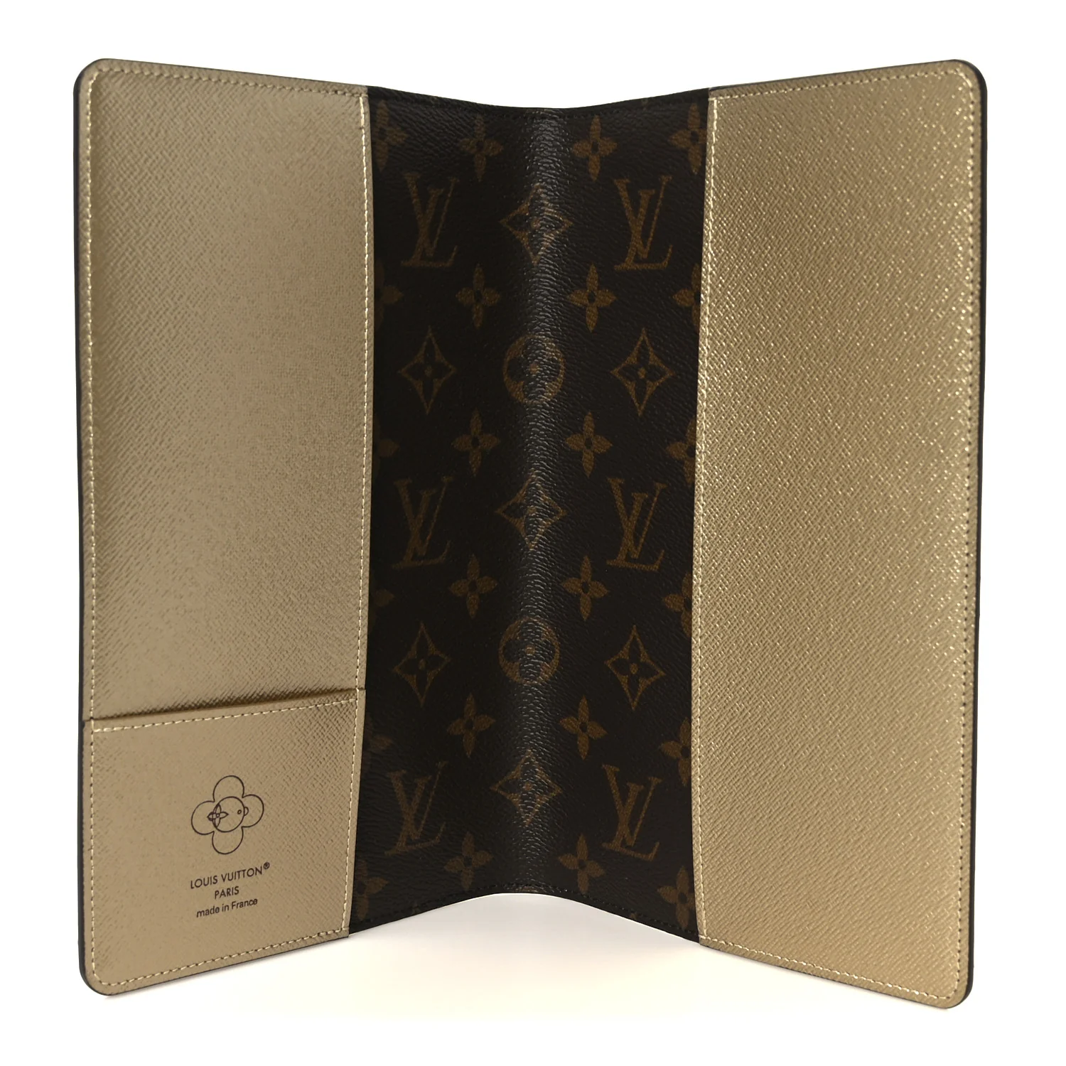 Monogram Emily Notebook Cover MM Gold - Image 5