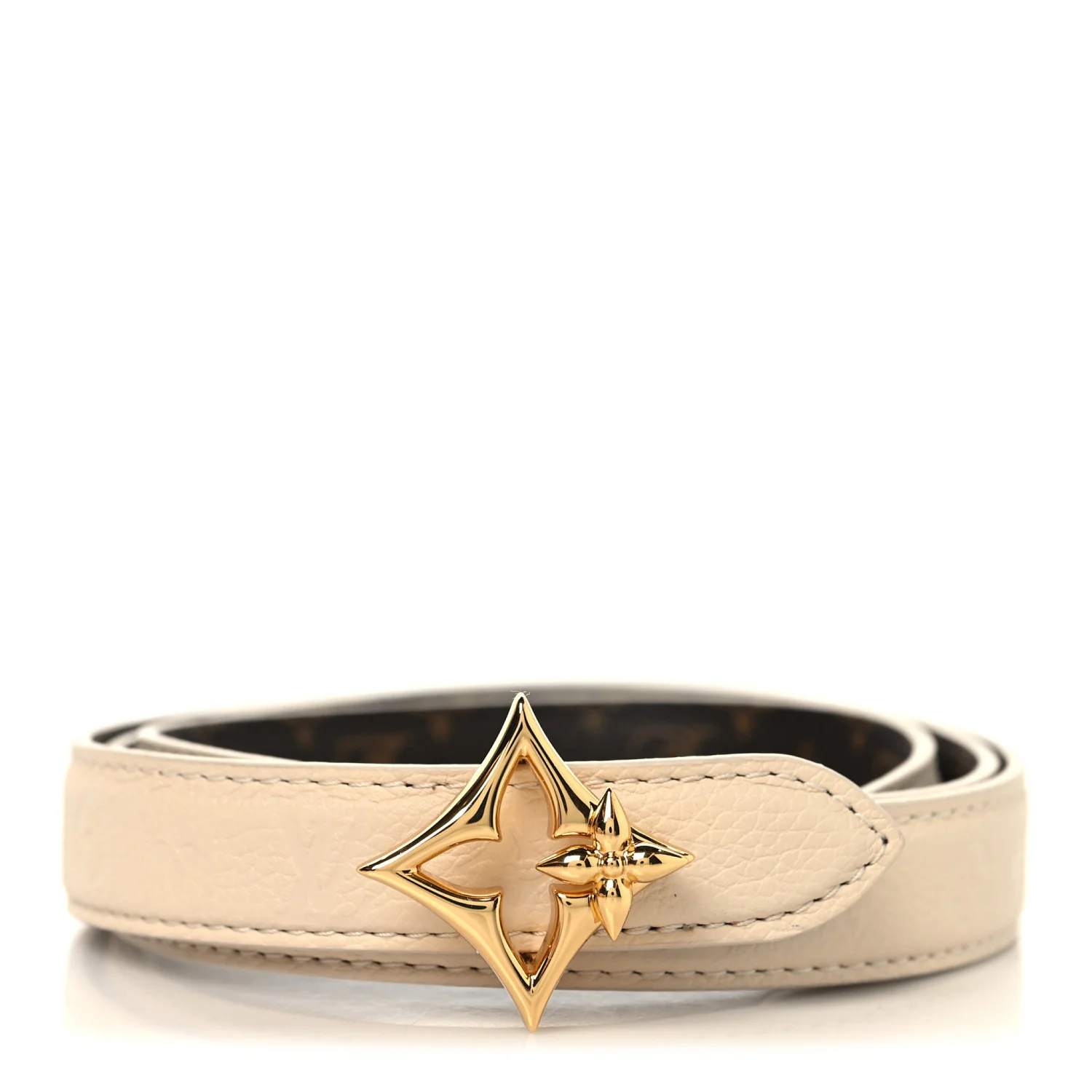 Monogram Empreinte 20mm Flowergram Reversible 80 32 Belt Cream