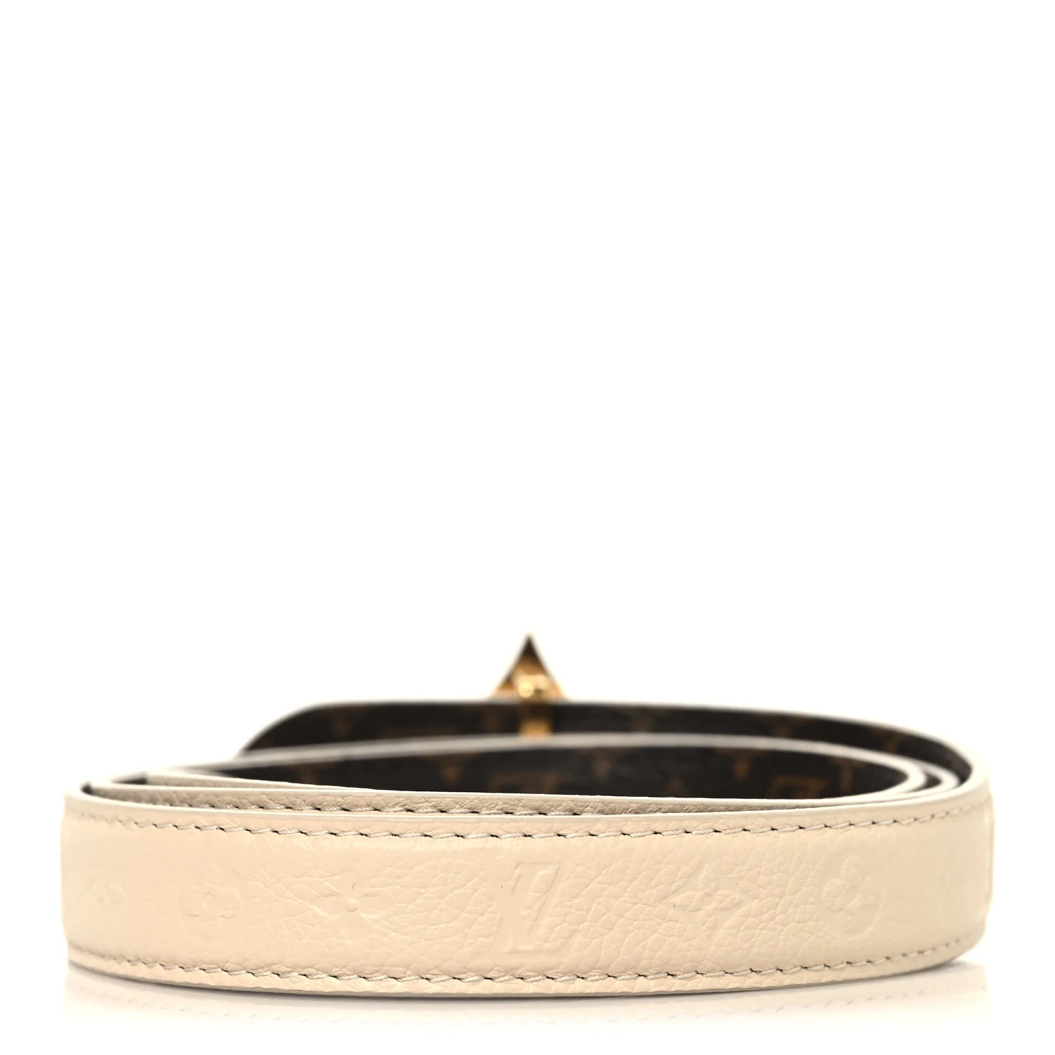 Monogram Empreinte 20mm Flowergram Reversible 80 32 Belt Cream - Image 2