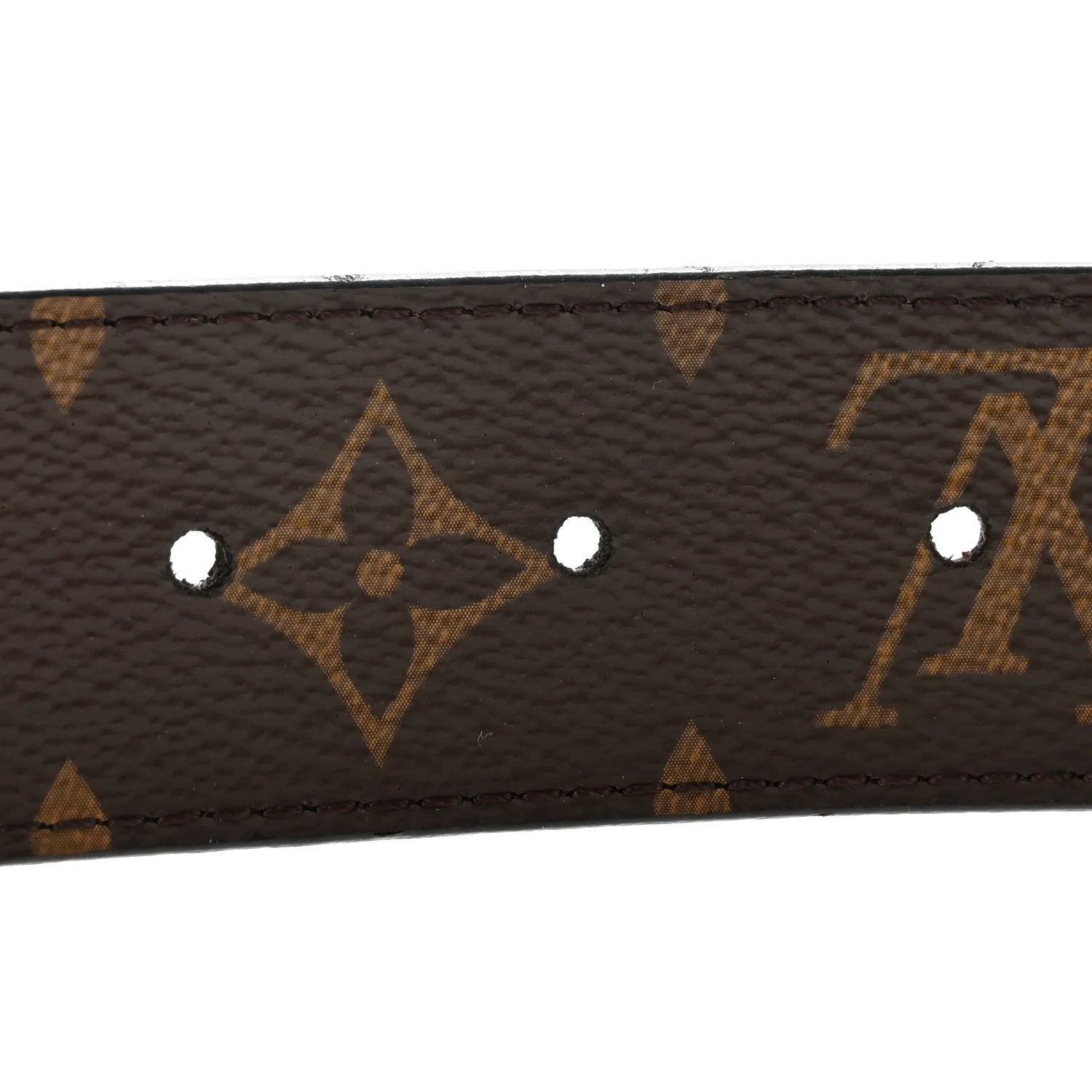 Monogram Epi 35mm LV Circle Reversible Belt 80 32 Black - Image 4