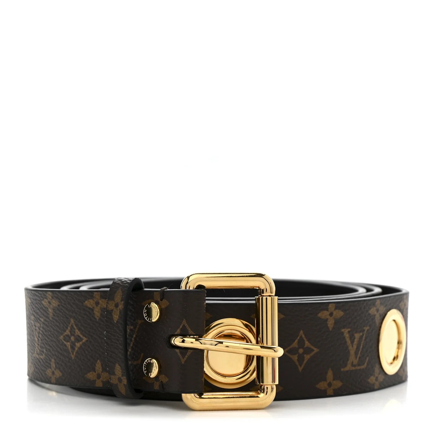 Monogram Eyelets 30mm Belt 90 36