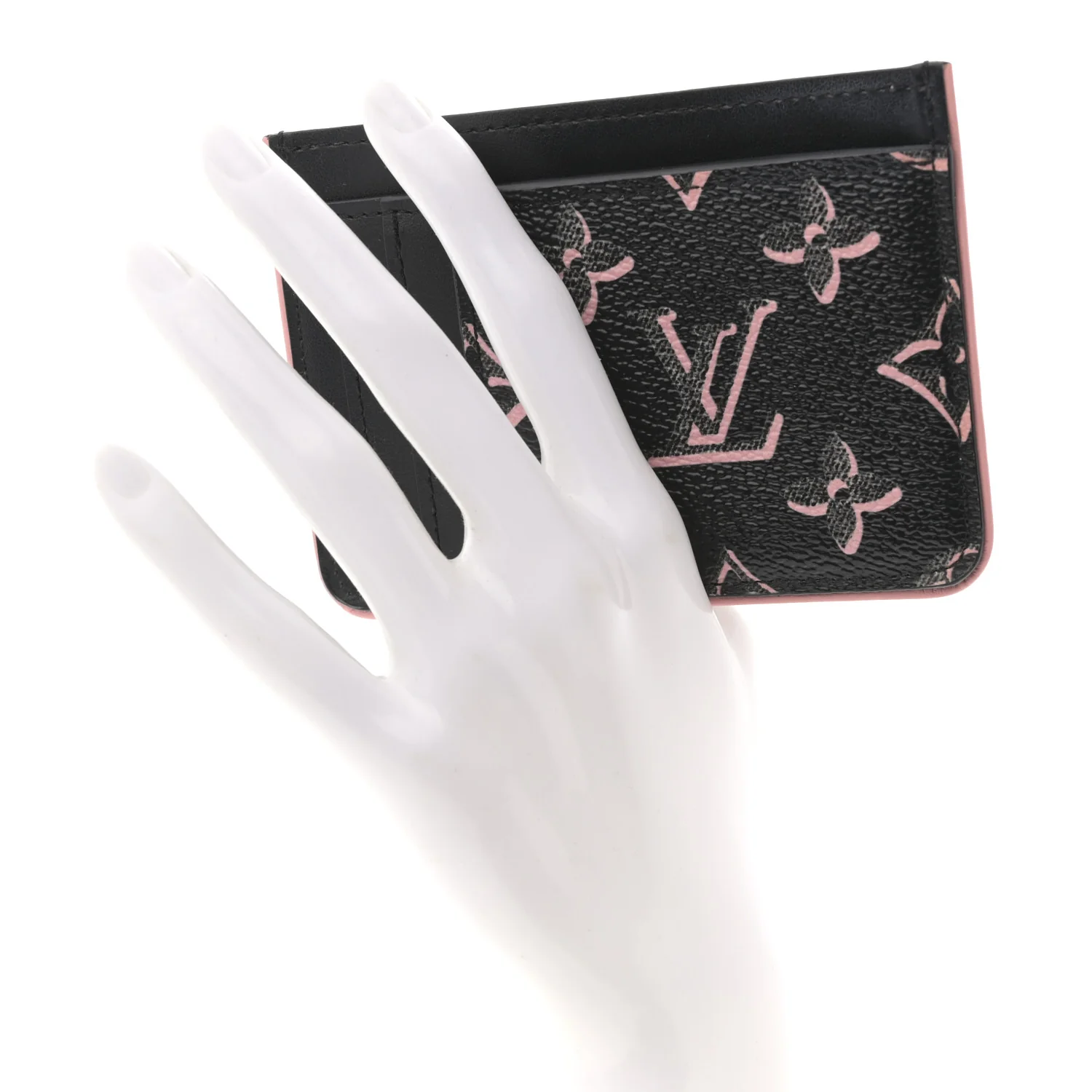 Monogram Fall for You LV Side-Up Card Holder Black - Image 2