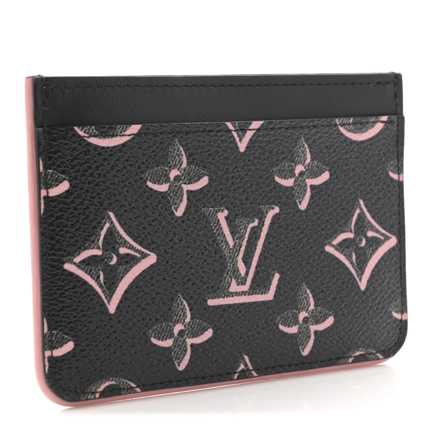 Monogram Fall for You LV Side-Up Card Holder Black - Image 3
