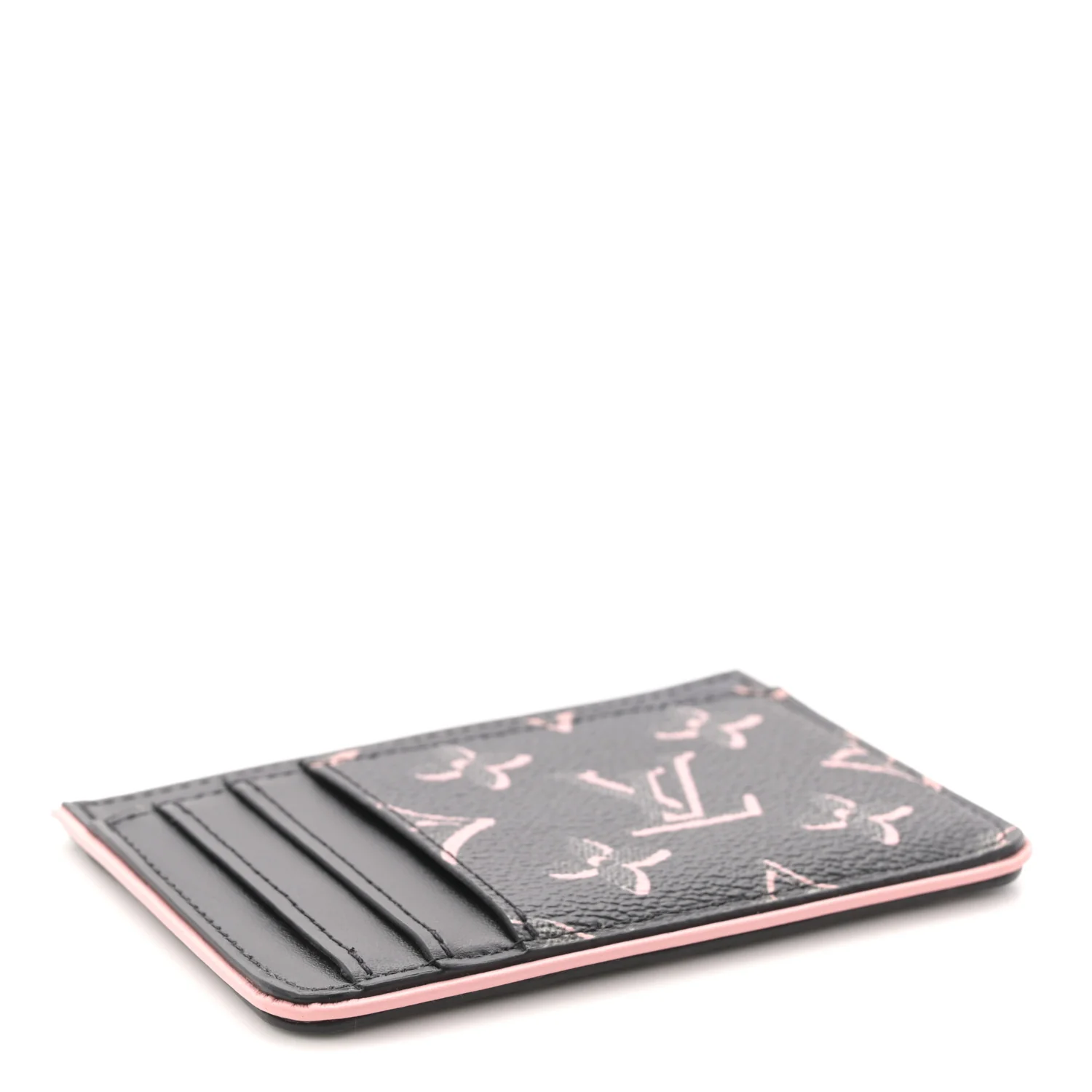 Monogram Fall for You LV Side-Up Card Holder Black - Image 4