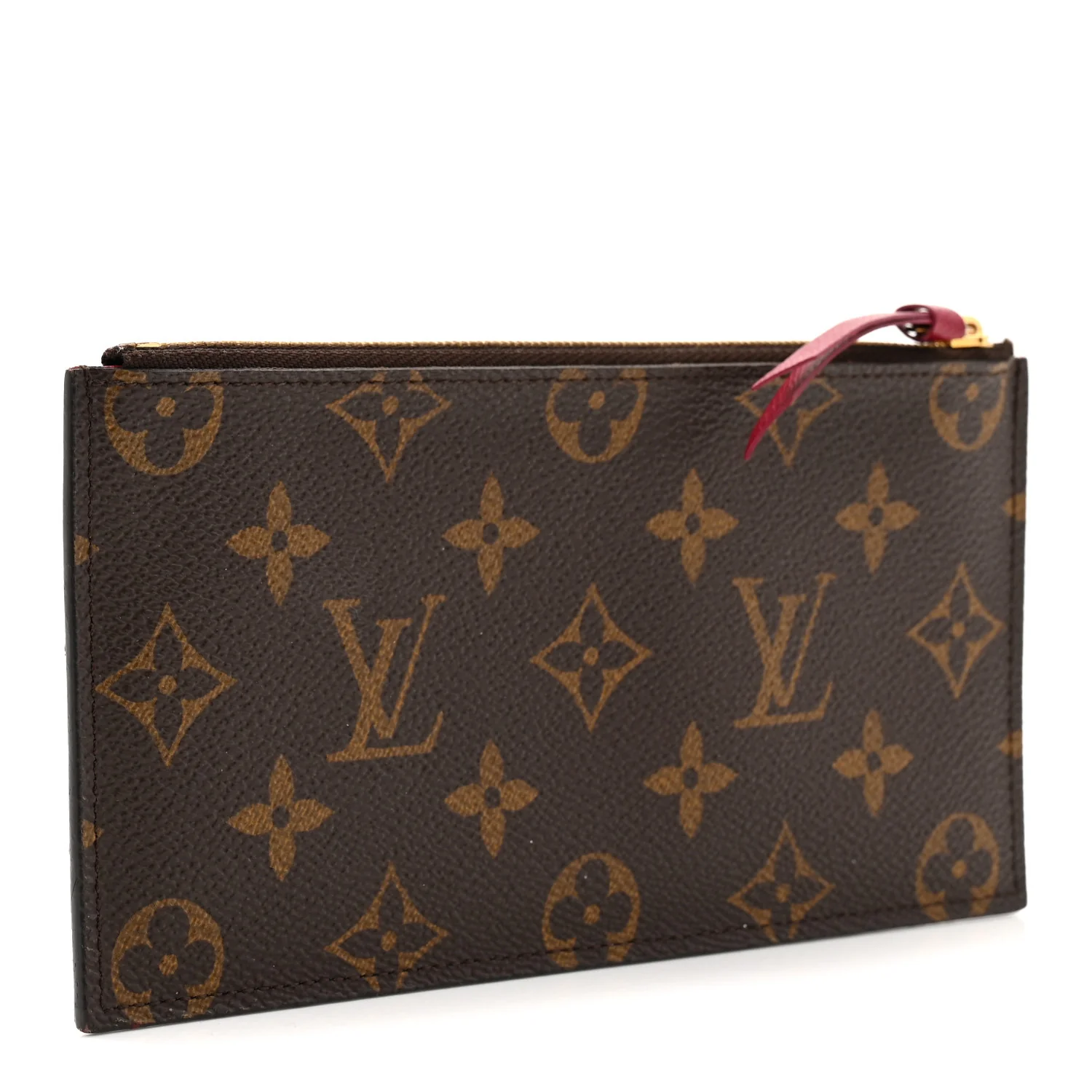 Monogram Felicie Chain Wallet Zippered Insert Fuchsia - Image 3