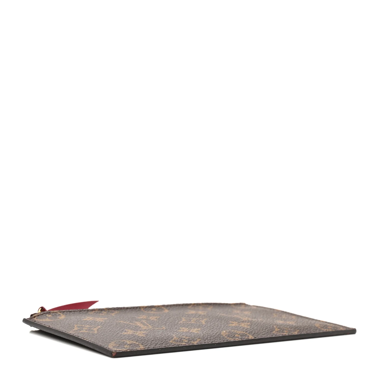Monogram Felicie Chain Wallet Zippered Insert Fuchsia - Image 4