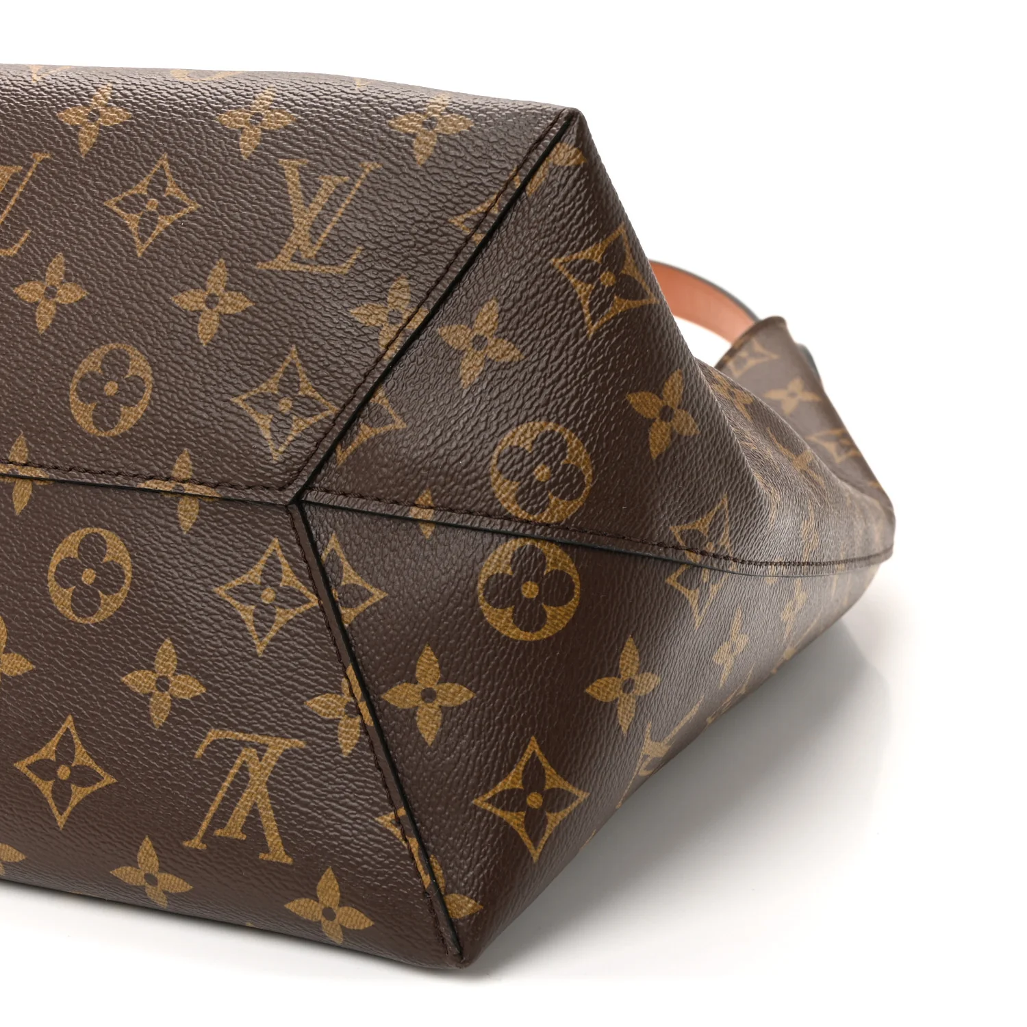 Monogram Flower Hobo Caramel - Image 9
