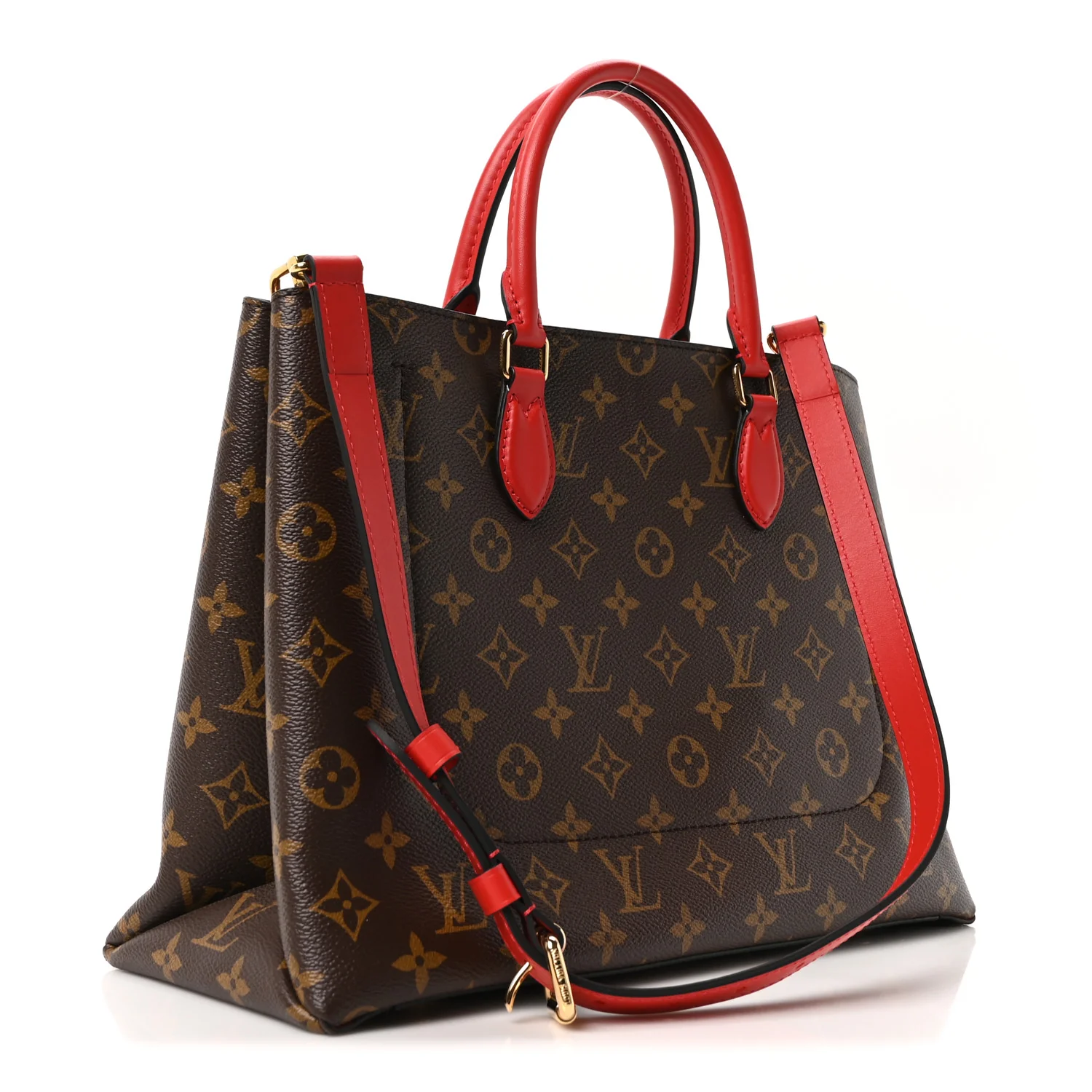 Monogram Flower Tote Coquelicot - Image 3