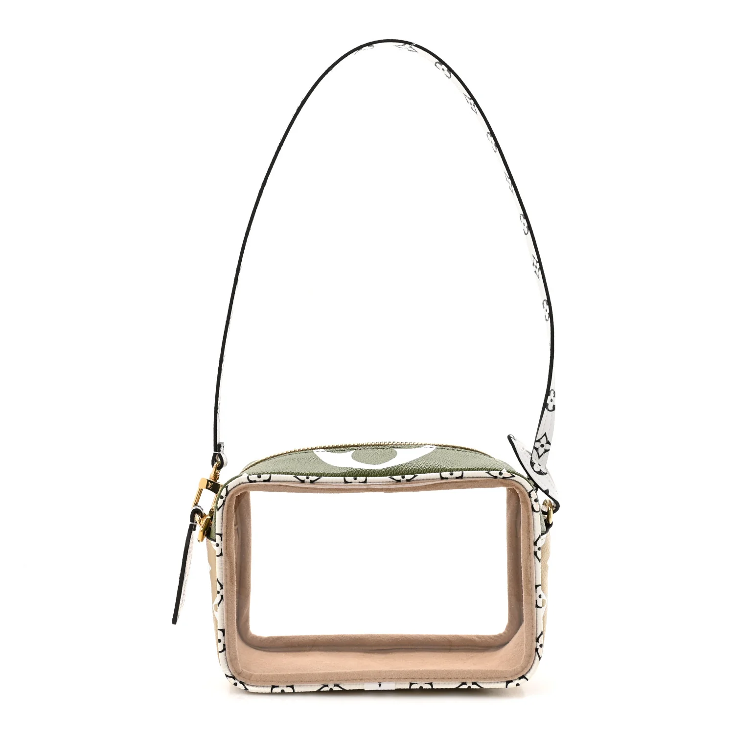 Monogram Giant Beach Pouch Kaki