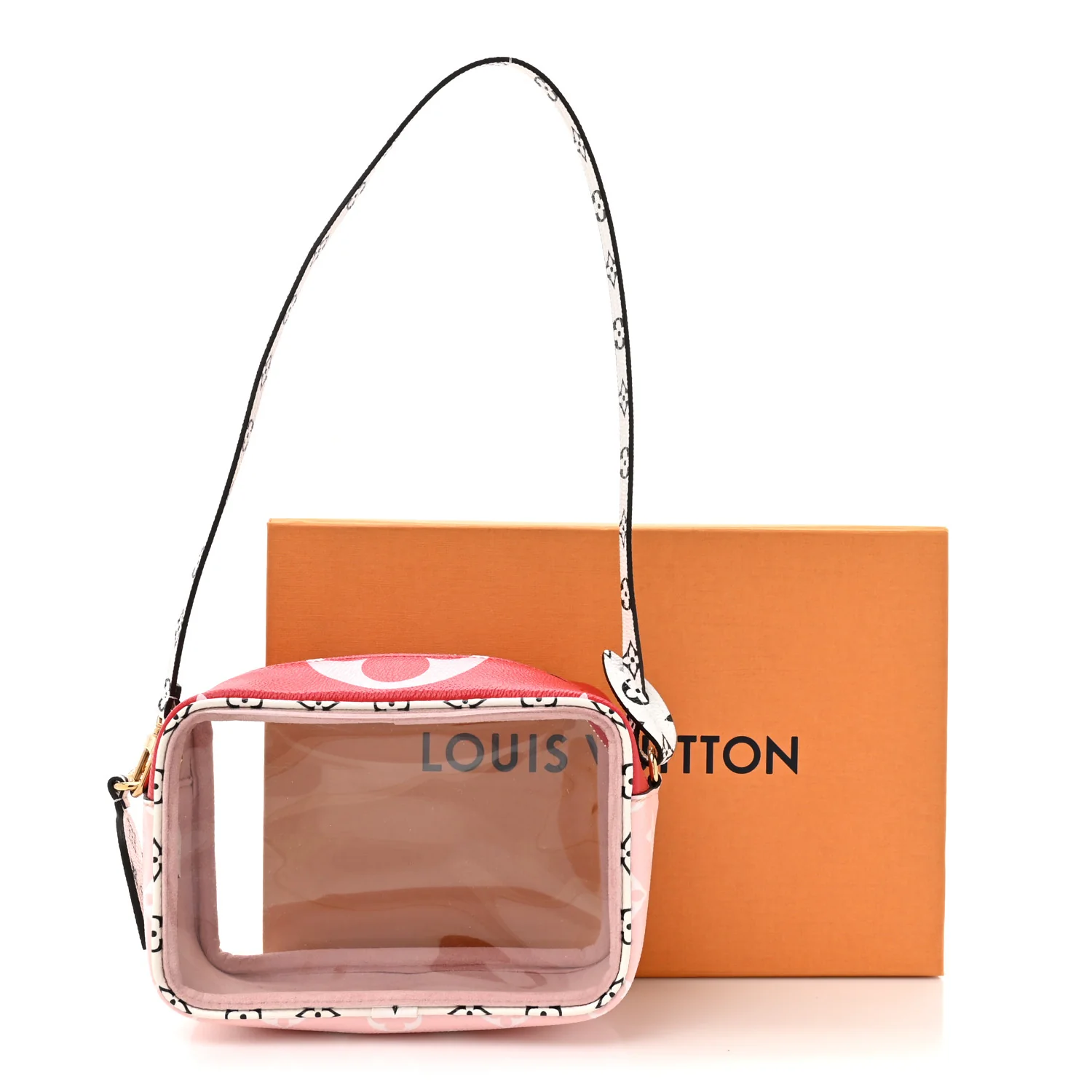 Monogram Giant Beach Pouch Rouge - Image 10