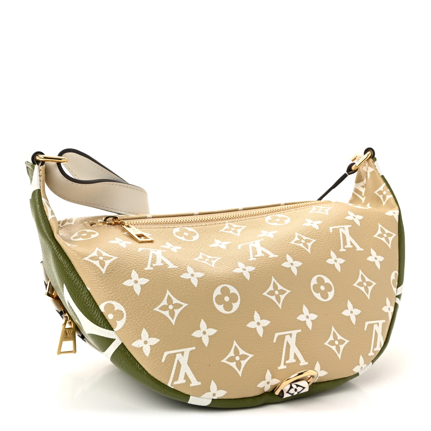 Monogram Giant Bumbag Kaki Beige - Image 4
