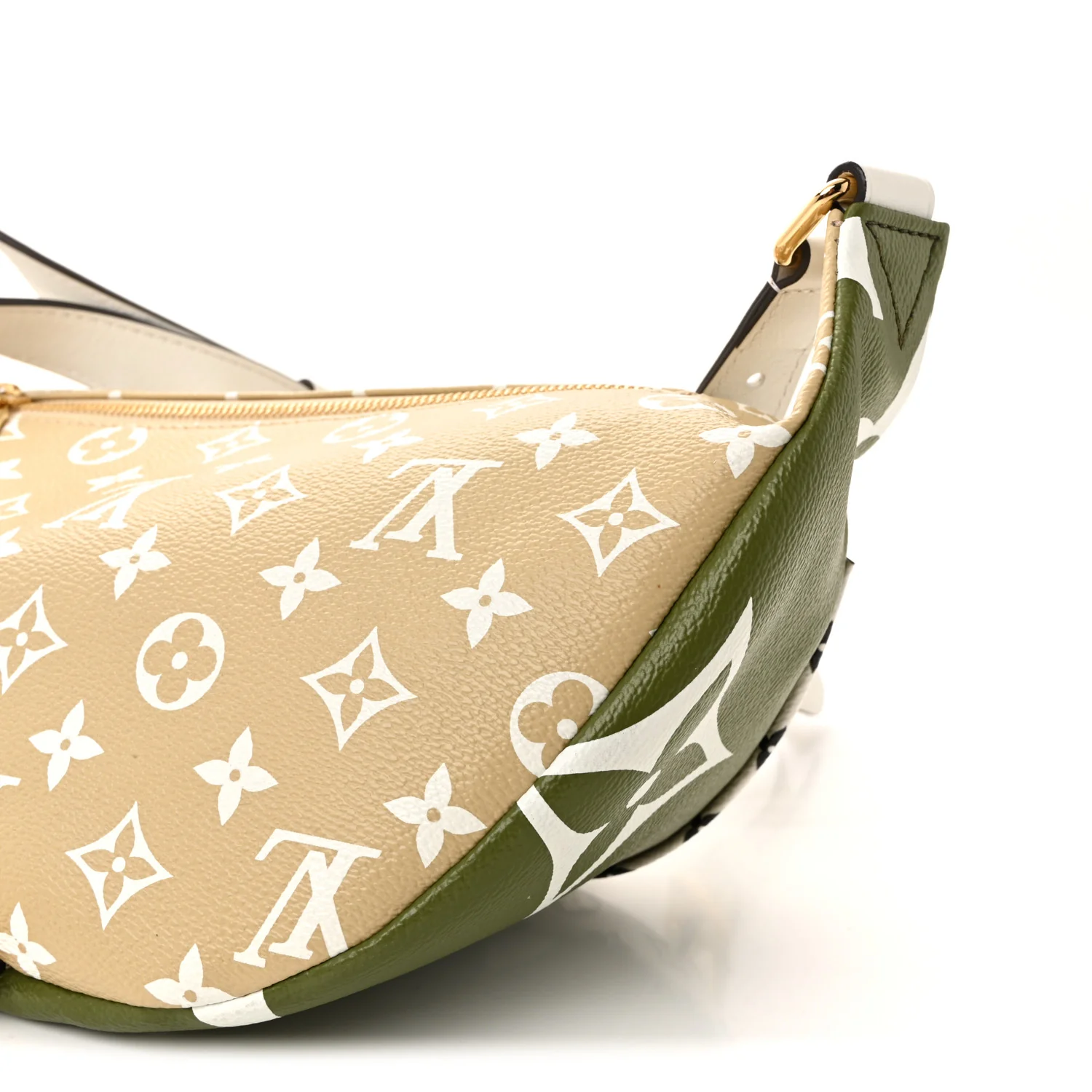 Monogram Giant Bumbag Kaki Beige - Image 9