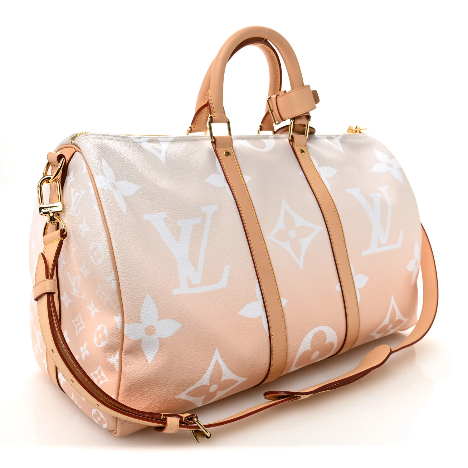 Monogram Giant By The Pool Keepall Bandouliere 45 Brume - Image 2