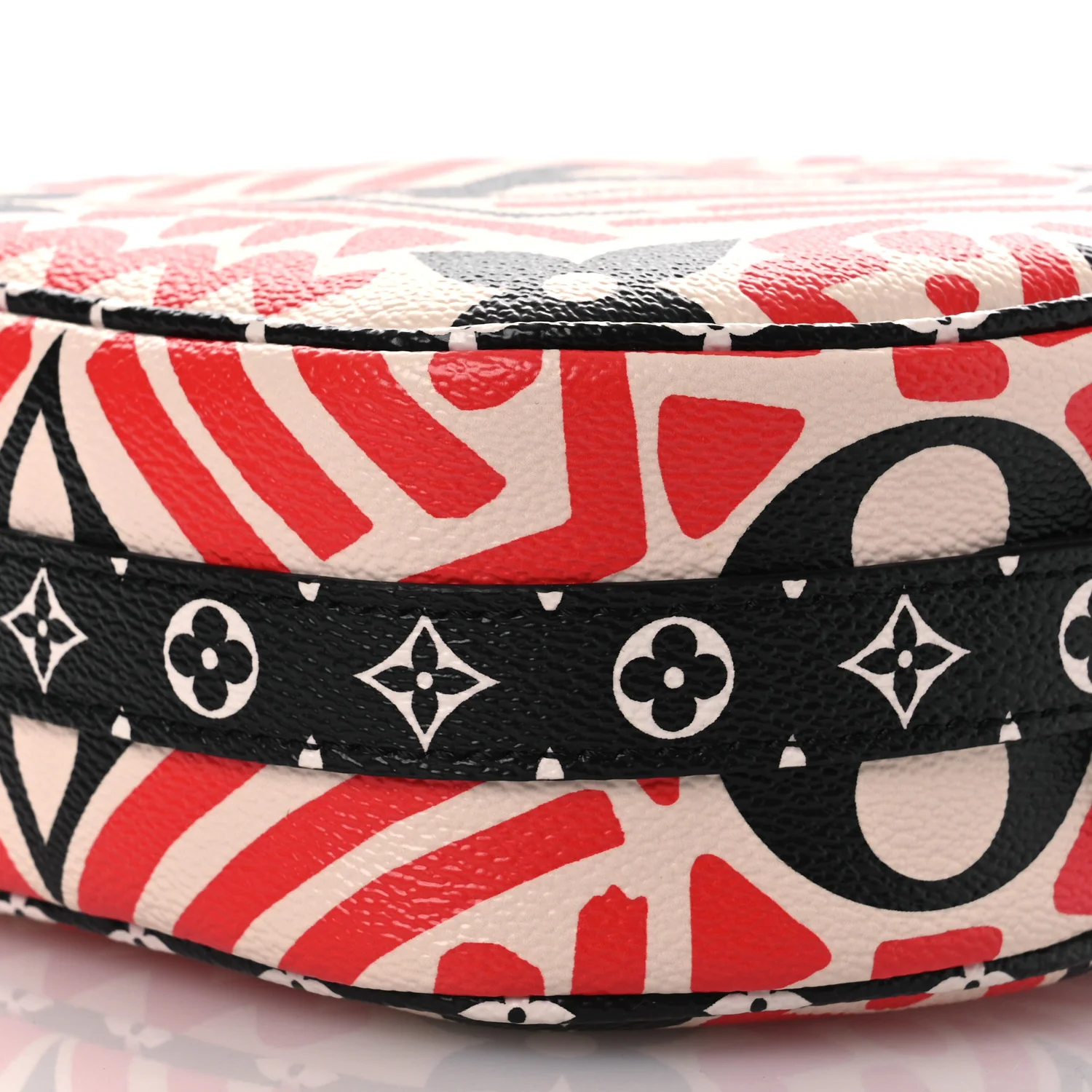 Monogram Giant Crafty Boite Chapeau Souple PM Creme Rouge Black - Image 10