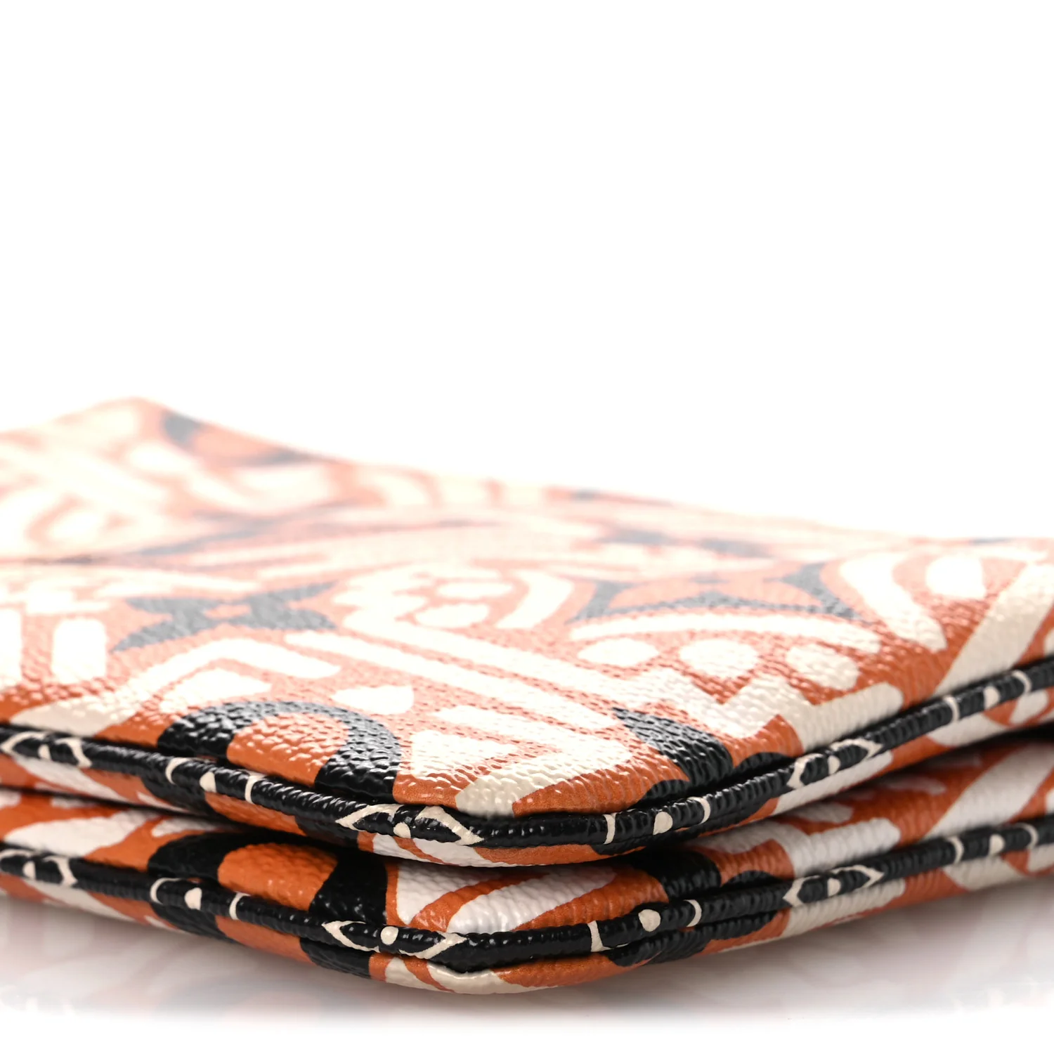 Monogram Giant Crafty Double Zip Pochette Creme Caramel - Image 10
