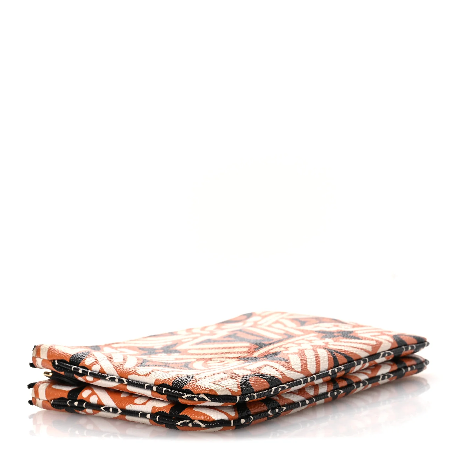 Monogram Giant Crafty Double Zip Pochette Creme Caramel - Image 4