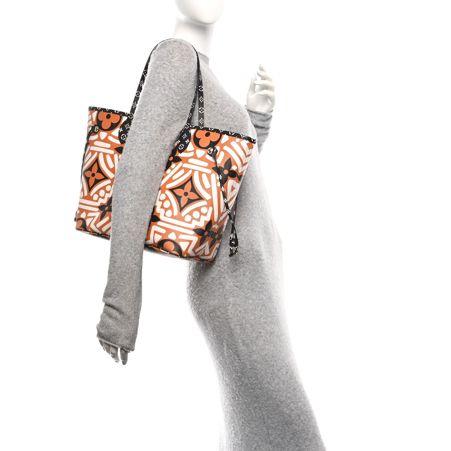 Monogram Giant Crafty Neverfull MM Creme Caramel - Image 2